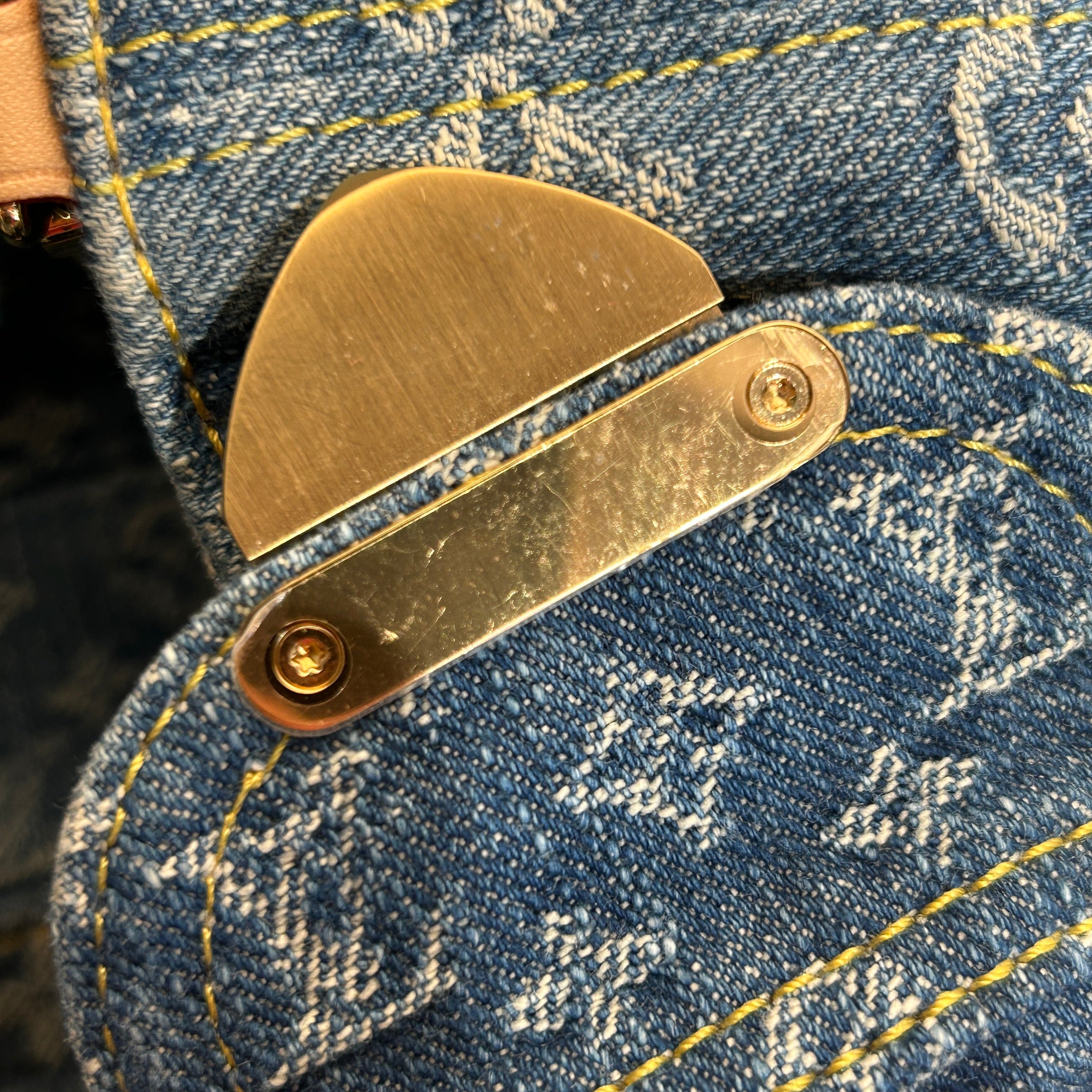 LOUIS VUITTON/Backpack/Monogram/BLU/Denim Venice view 10