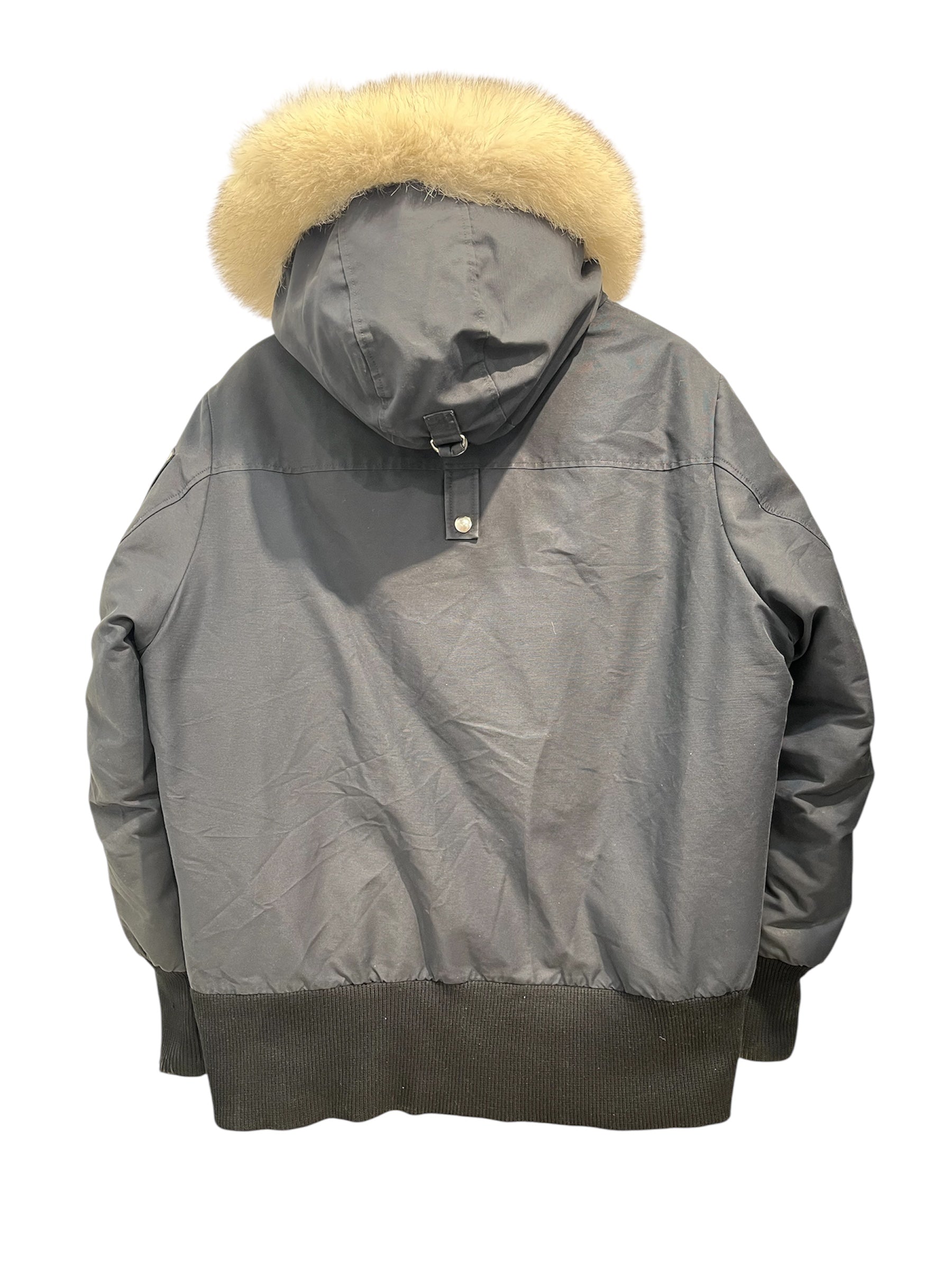 MOOSE KNUCKLES/Mod Parka/XXXL/Nylon/BLK/FUR HOOD POM POM PUFFER view 2