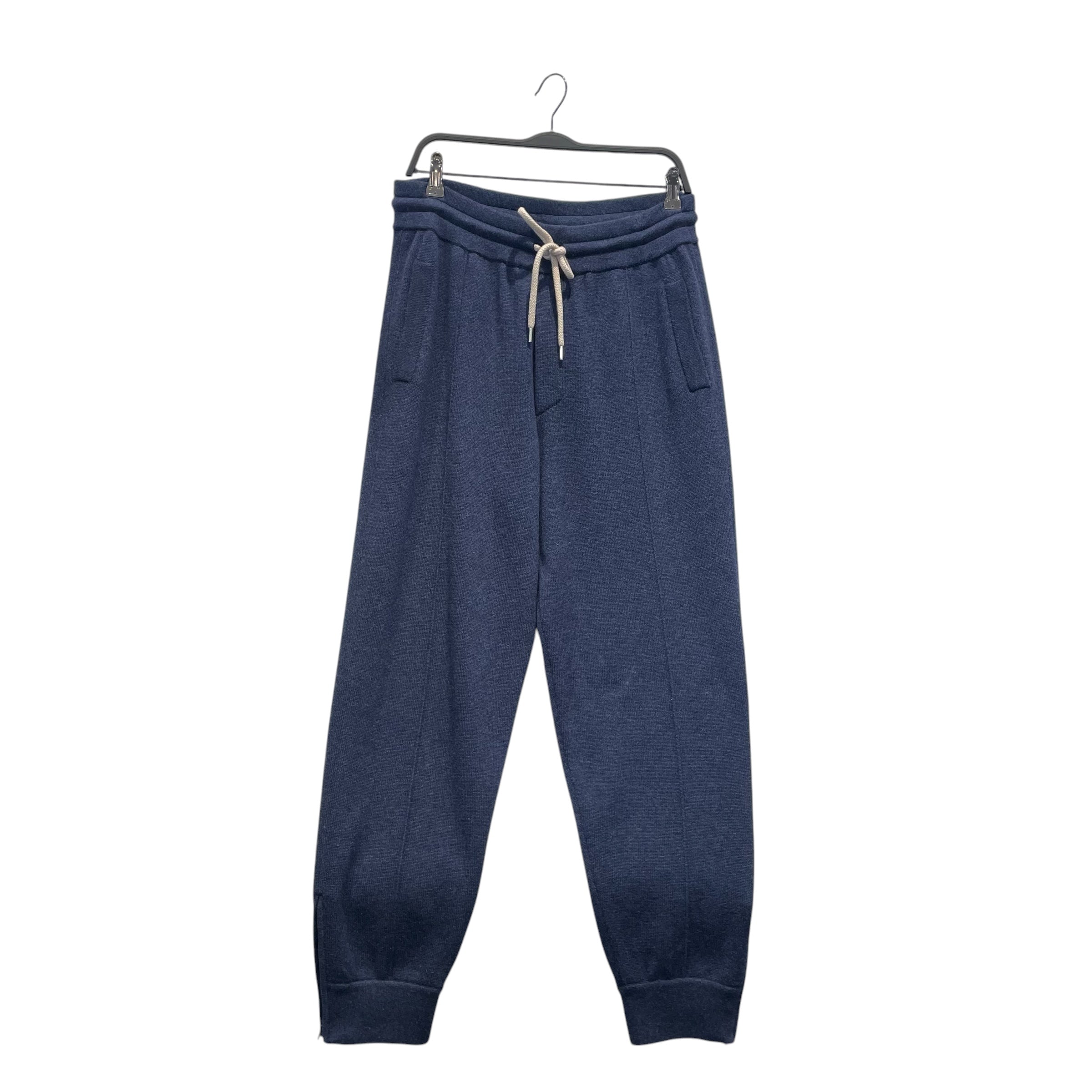 BRUNELLO CUCINELLI/Pants/M/Cashmere/BLU/CASHMERE JOGGER PANTS view 1