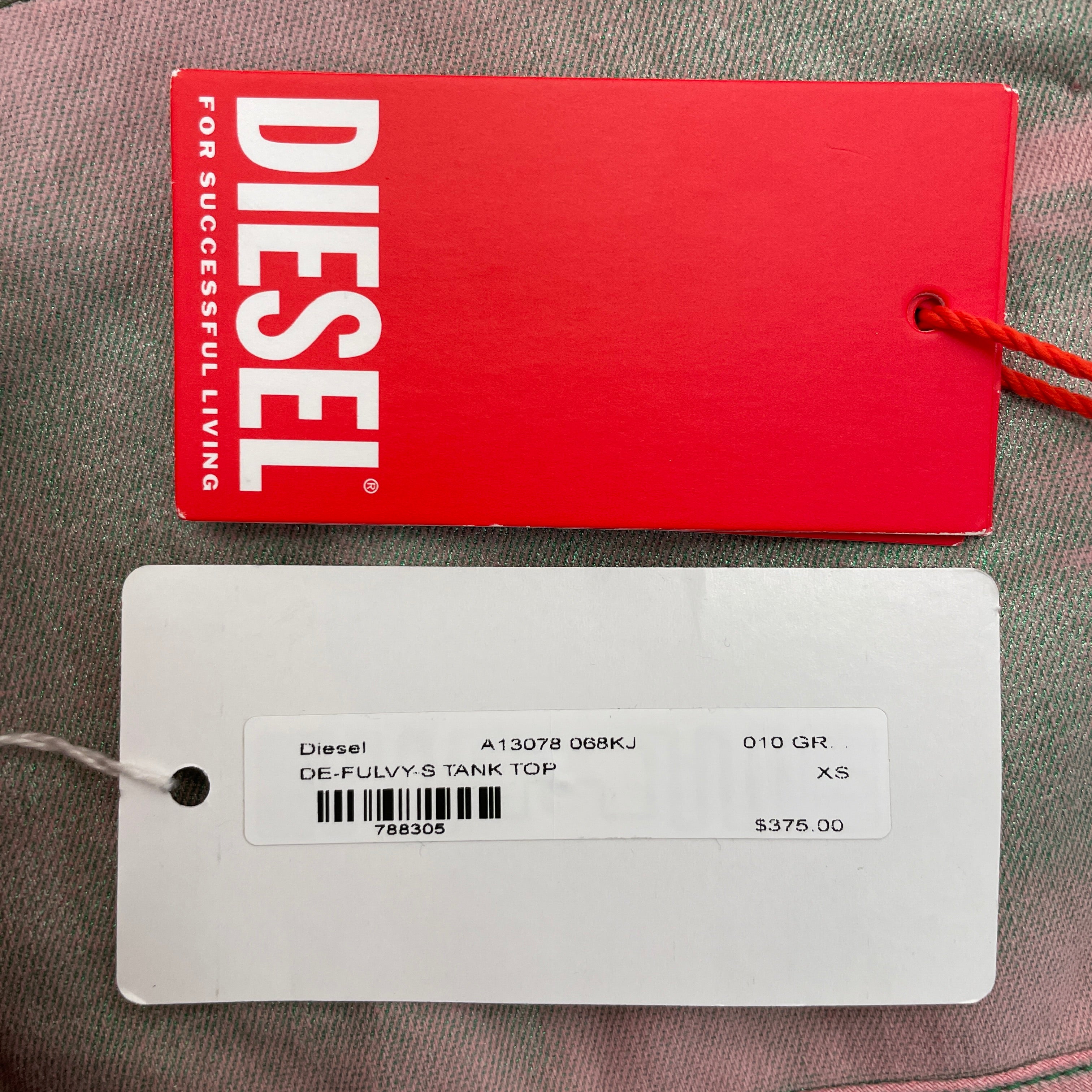 DIESEL/Camisole/XS/Denim/PNK/ view 4