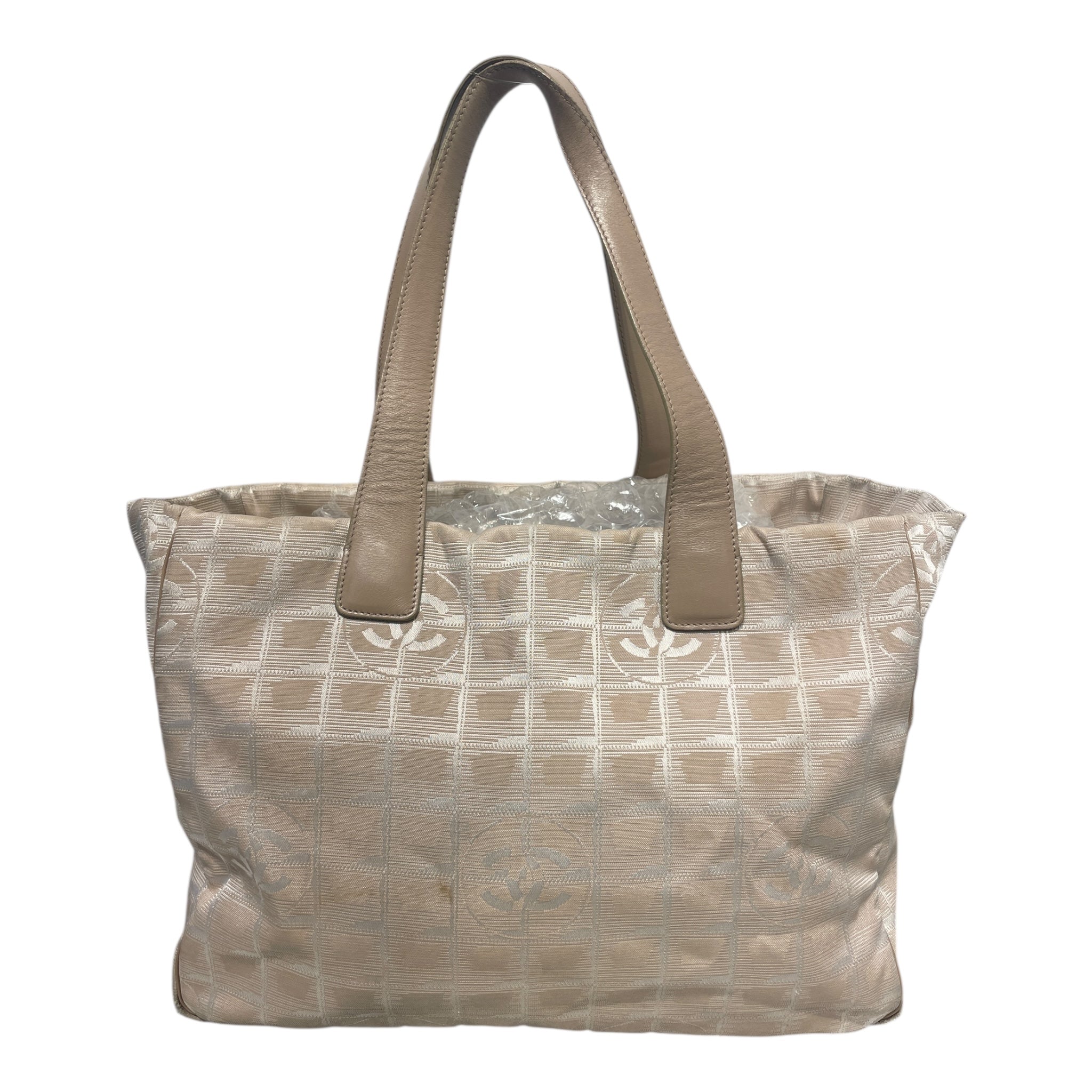 CHANEL/Bag/Monogram/Cotton/CRM/Ligne Tote view 2