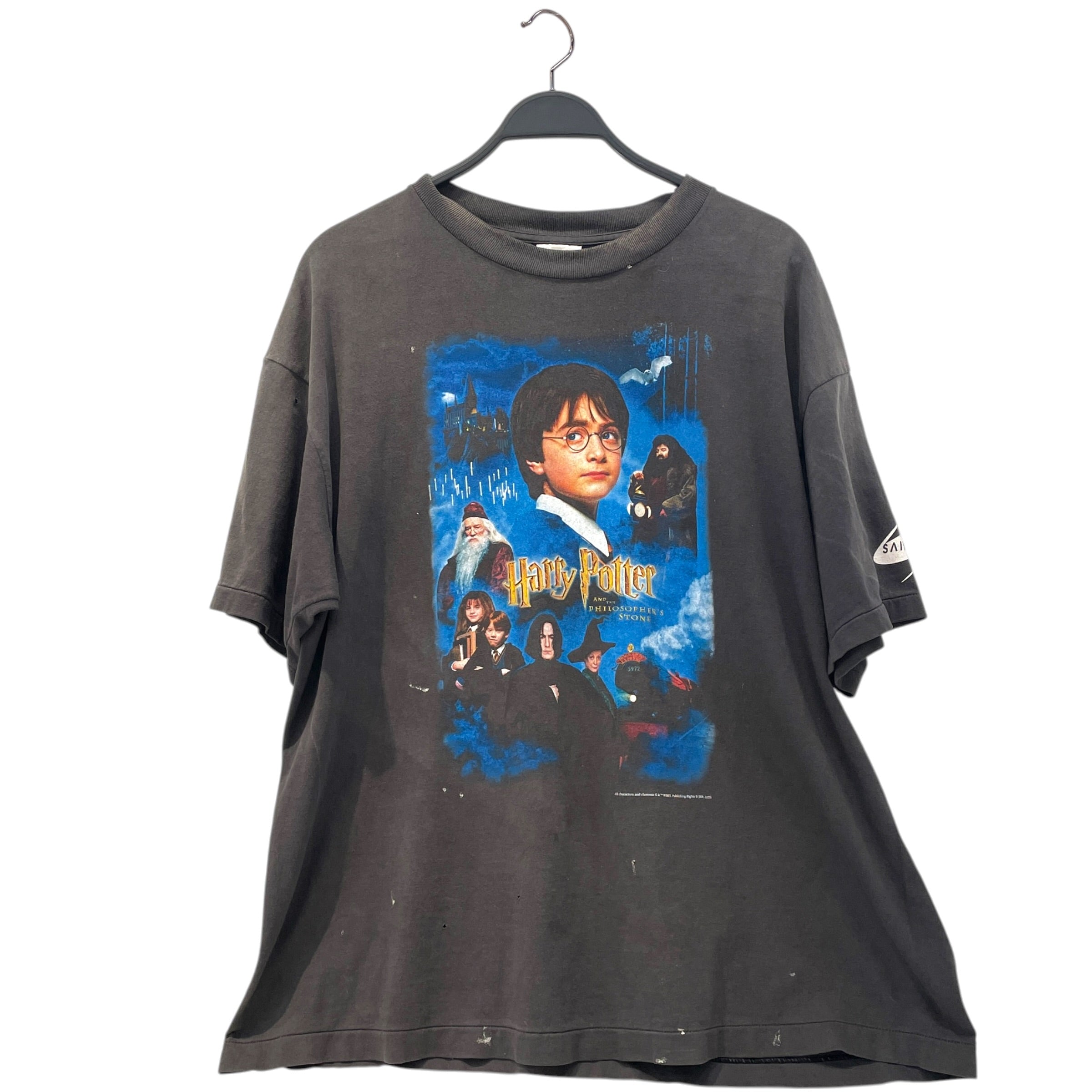 SAINT MICHAEL/T-Shirt/XL/Cotton/GRY/Graphic/ view 1