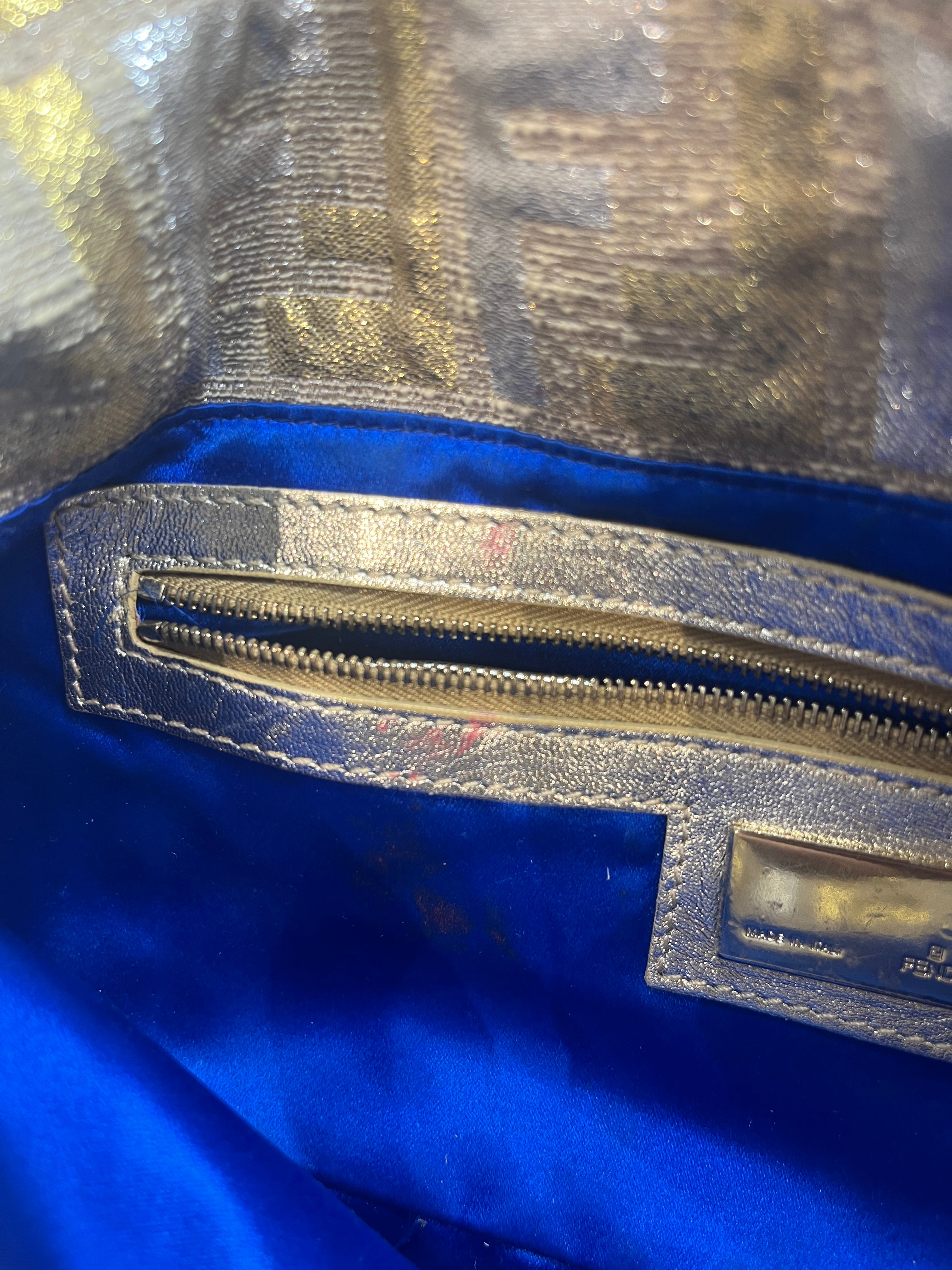 FENDI/Hand Bag/Monogram/BEG/ZUCCA FF BAGUETTE SLV/GLD view 8