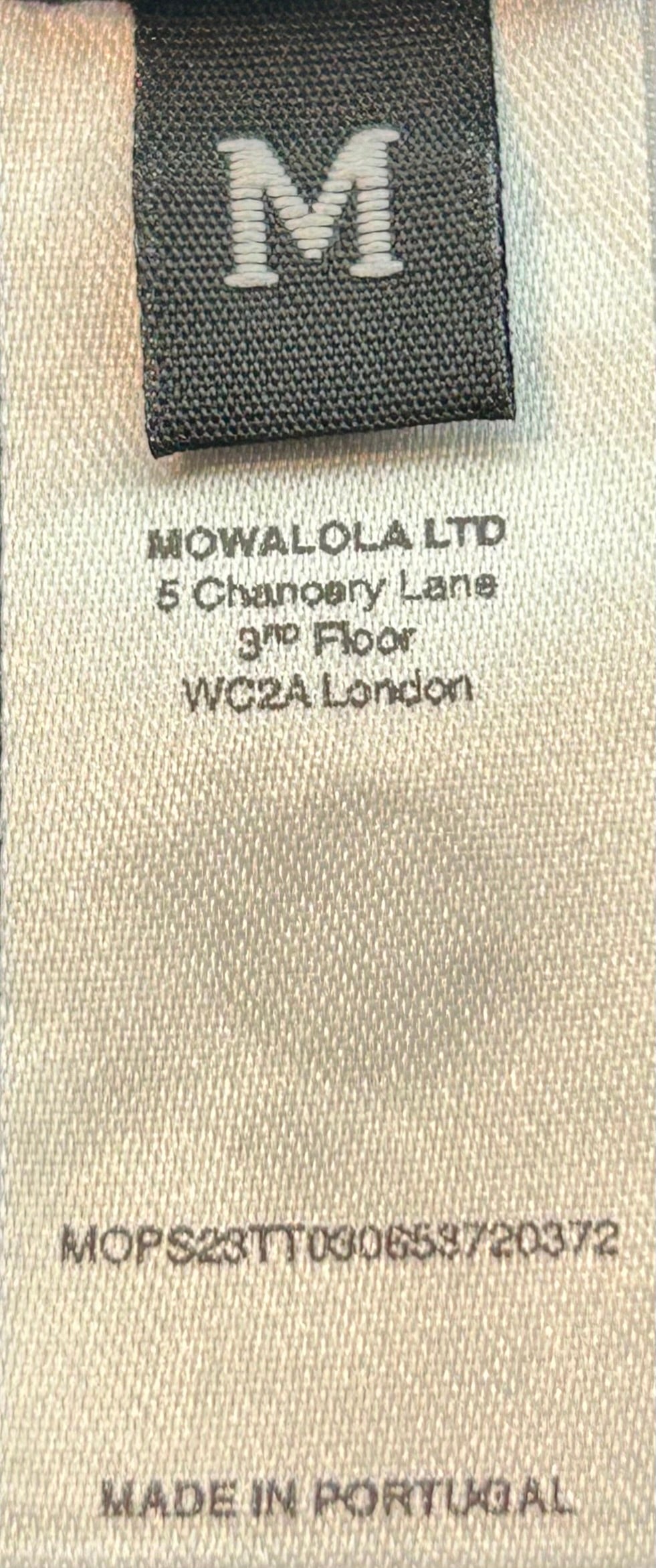 MOWALOLA/LS T-Shirt/M/Cotton/BLK/WOMAN RUNNING WHT view 4