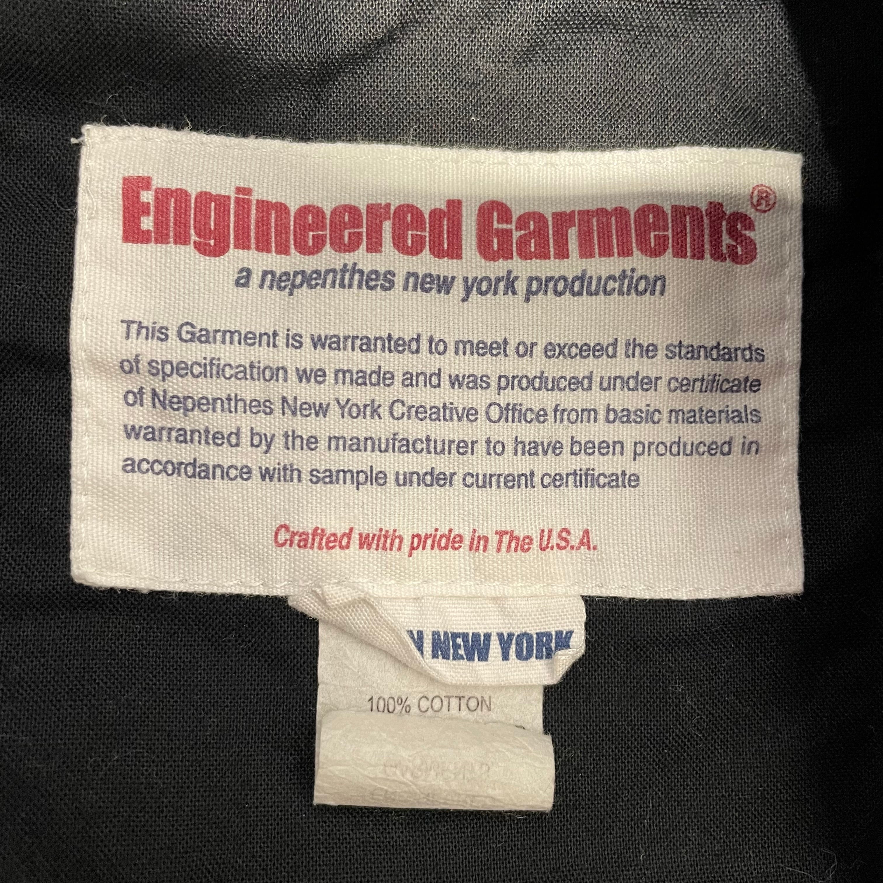 Engineered Garments/LS Shirt/M/Cotton/NVY/Chore Shirt view 3