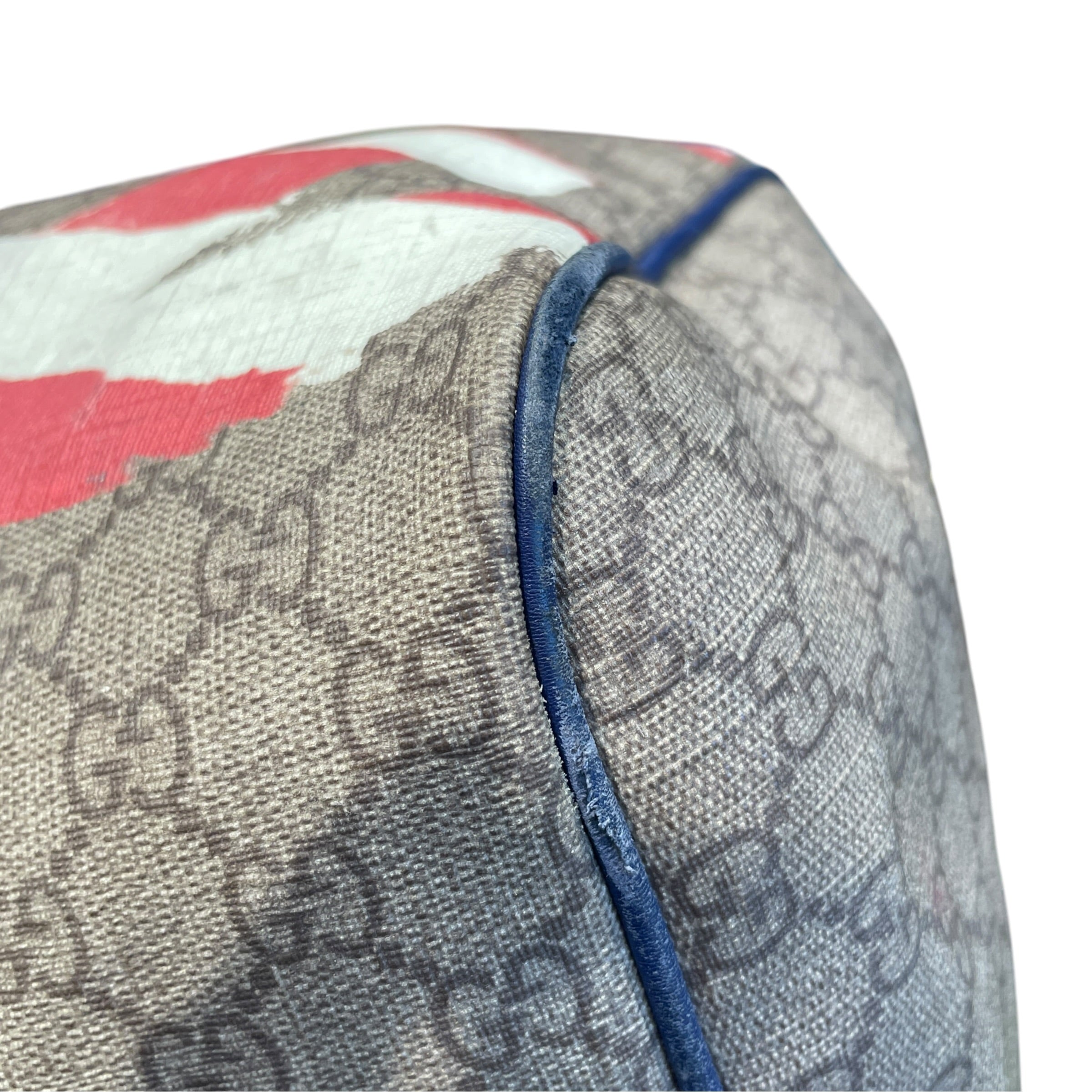 GUCCI/Luggage/Monogram/Leather/GRY/American Flag Boston Duffle view 7