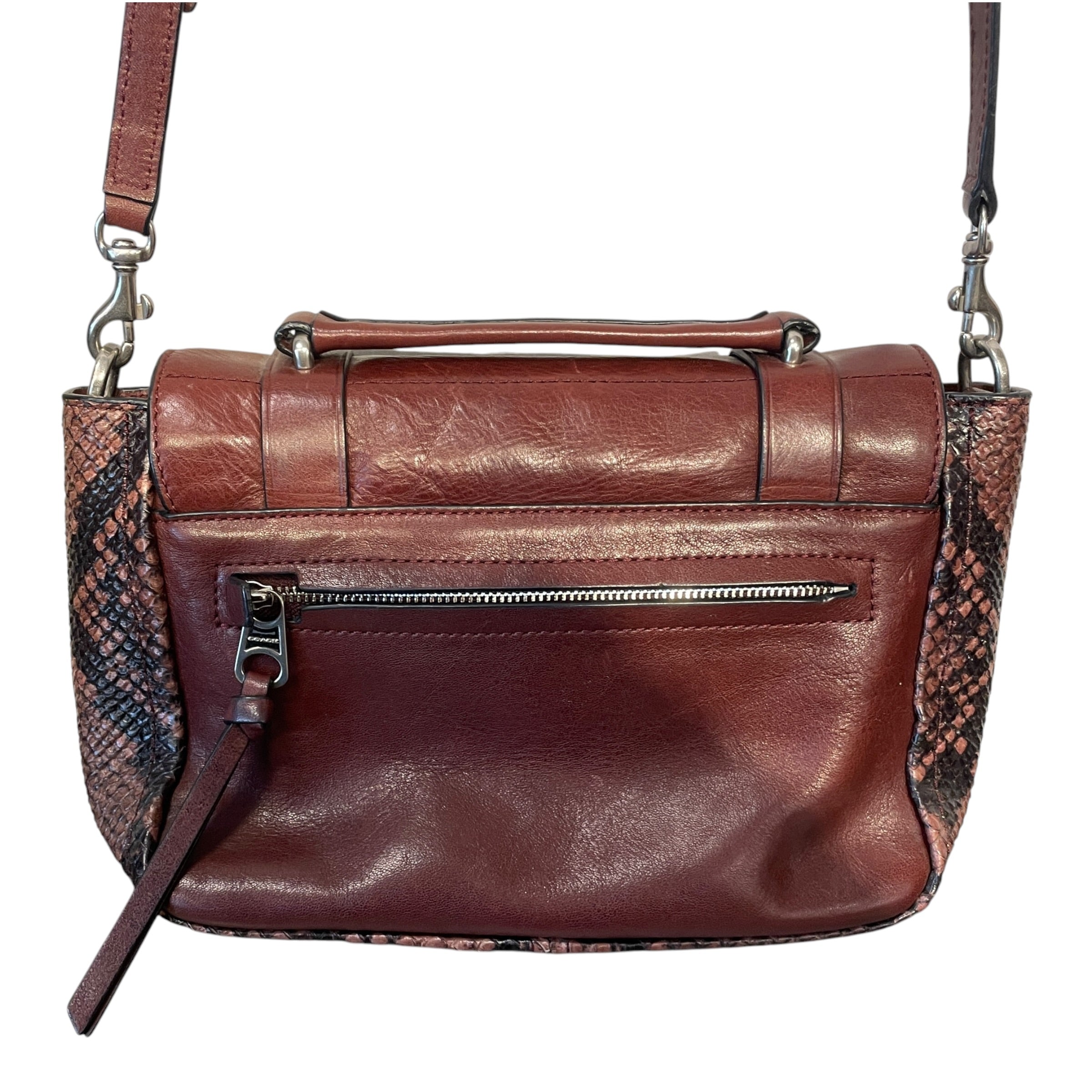 COACH/Bag/Leather/RED/bleecker brooklyn snakskin view 4