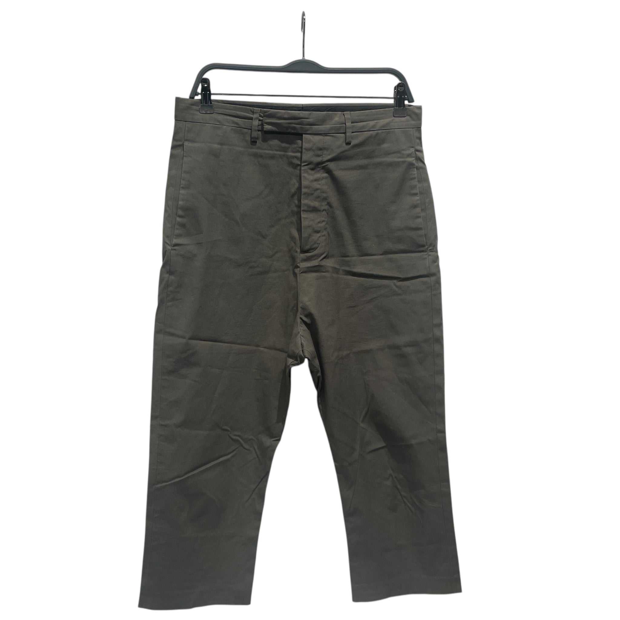 Rick Owens/Cropped Pants/36/Cotton/KHK/SS17 Walrus Cropped Astaire view 1