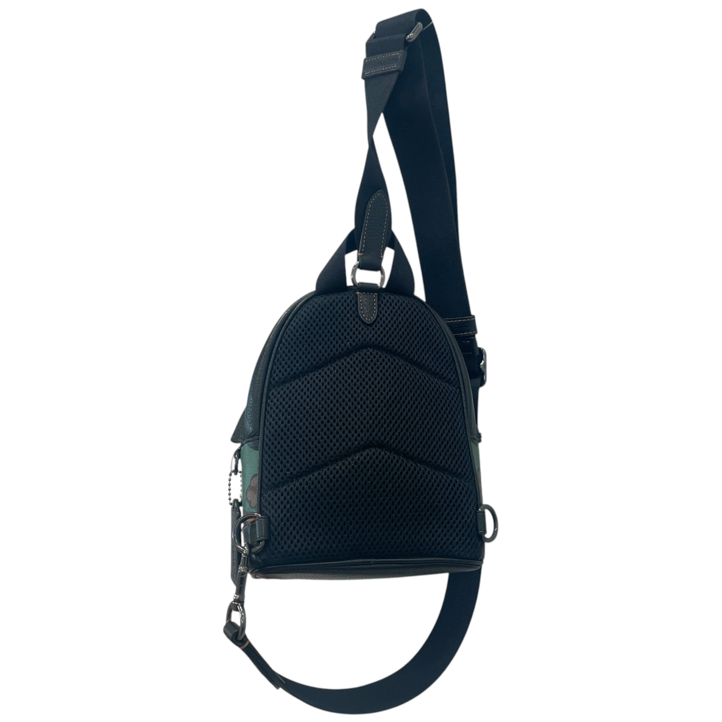 COACH/Backpack/Leather/BLK/Small west dreamy leaves view 2