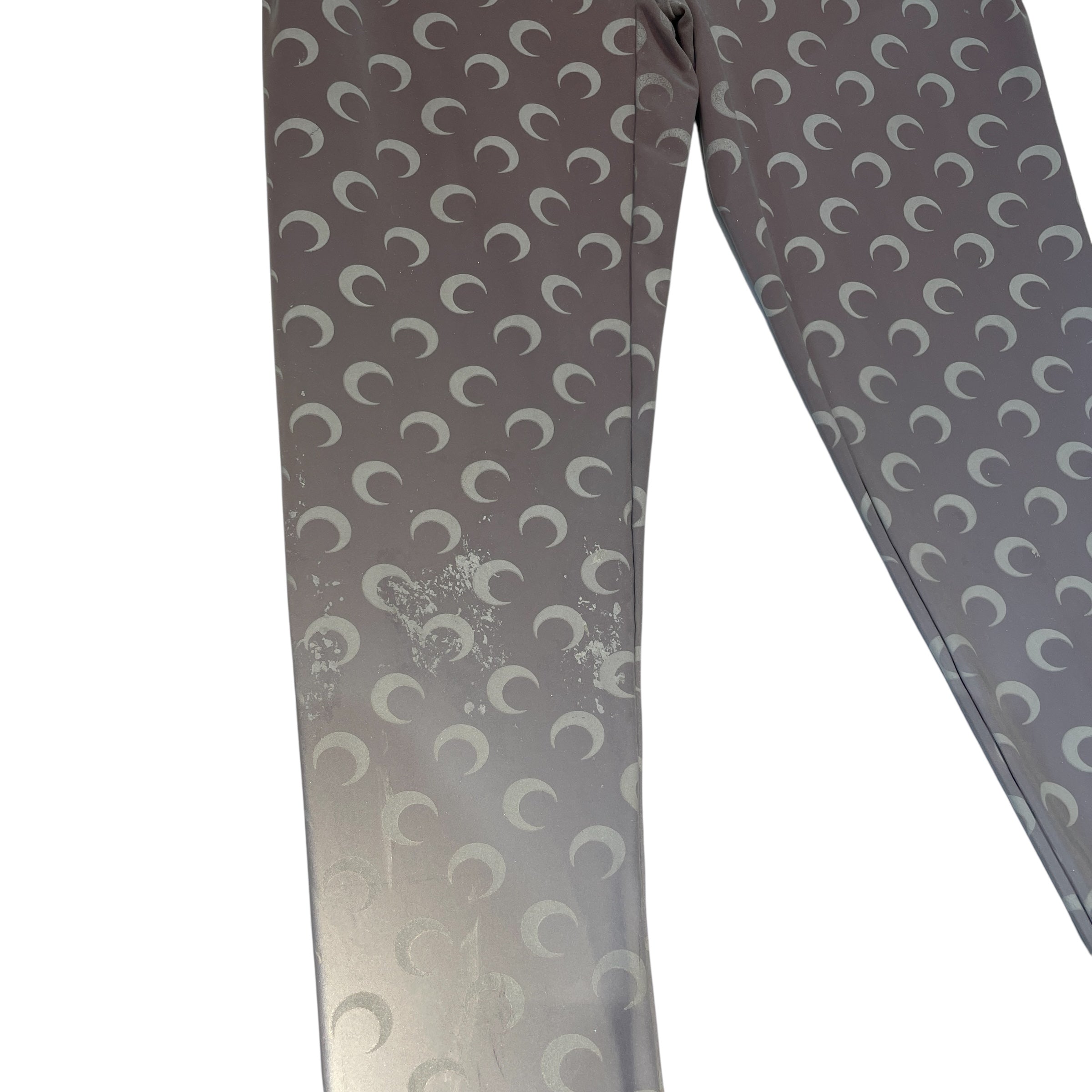 MARINE SERRE/Bottoms/M/All Over Print/Polyester/SLV/FW19 Logo Leggings view 5