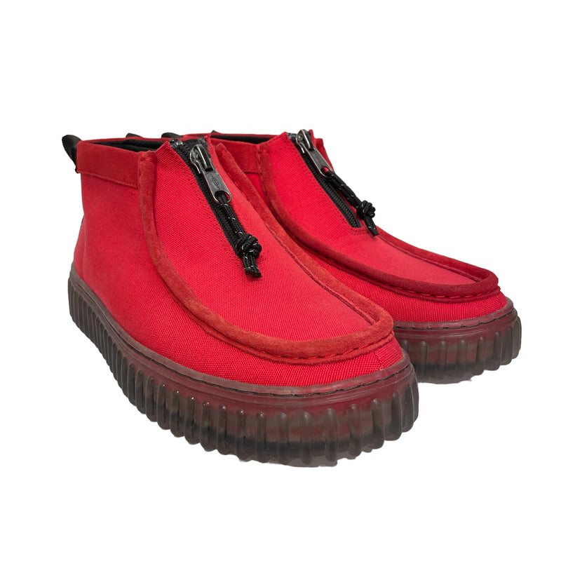 EASTPAK/Pull-On Boots/US 9/Cotton/RED/ZIP UP EASTPAK