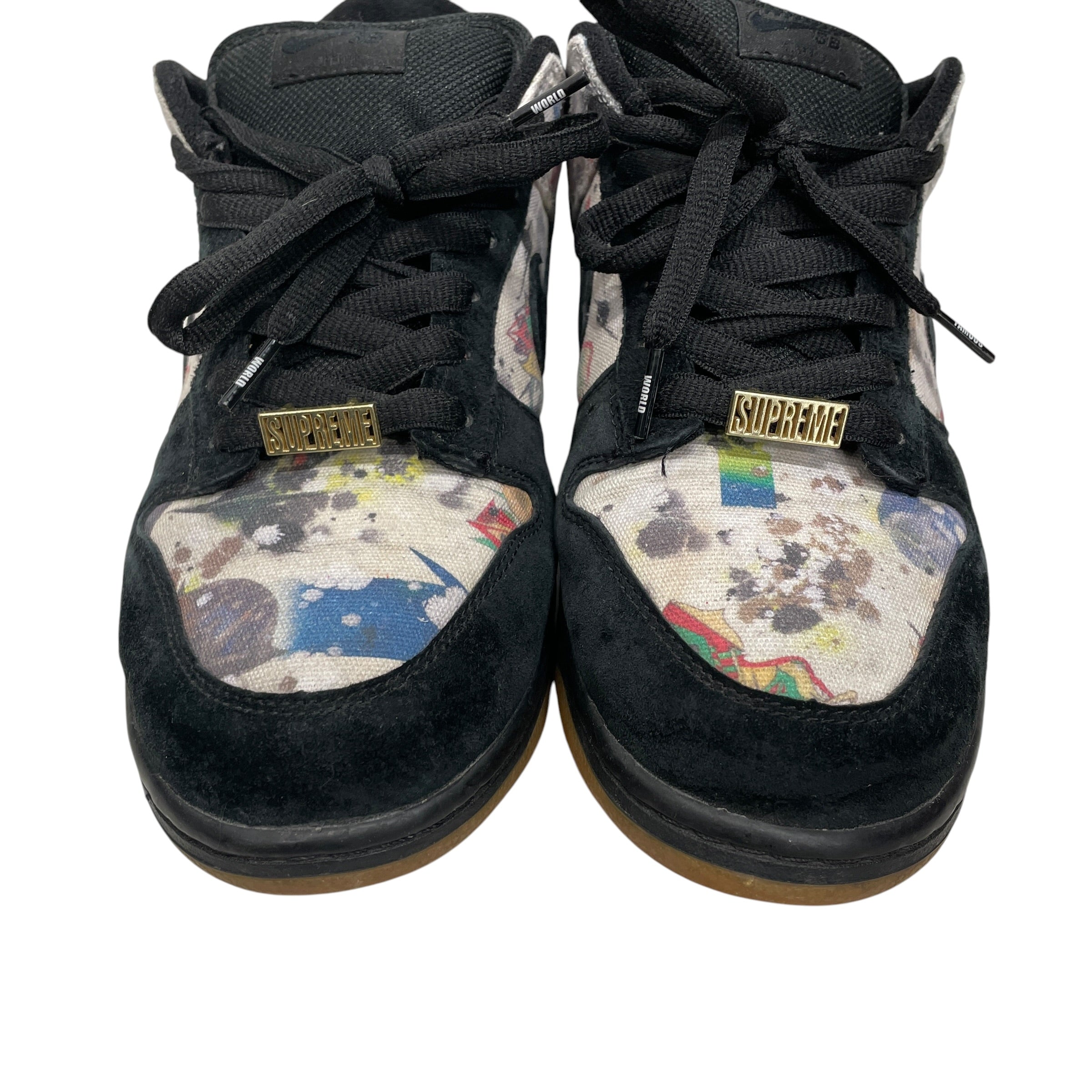 Supreme/Low-Sneakers/US 11/Cotton/BLK/SB DUNK LOW RAMMELLZEE view 3