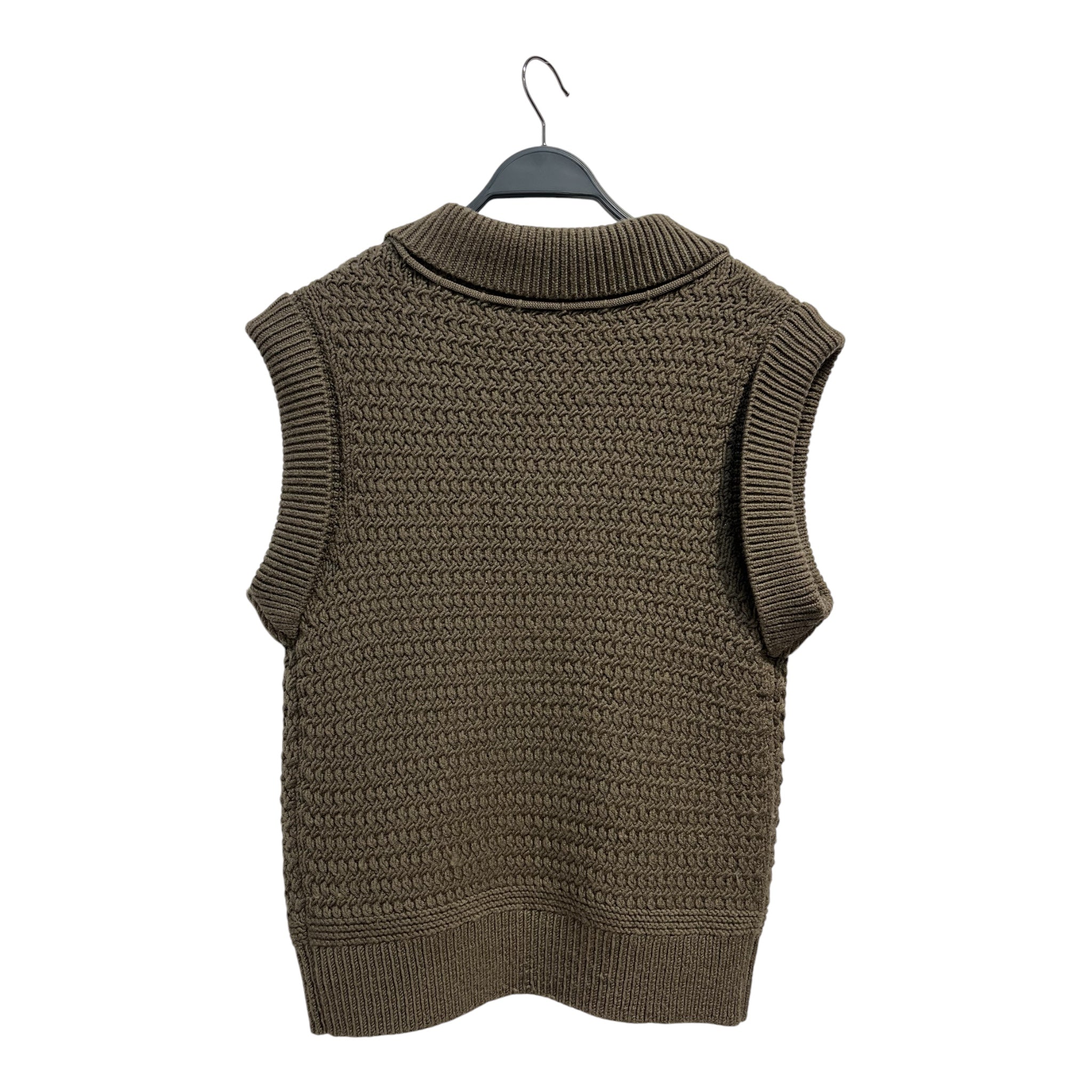 CRAIG GREEN/Knitted Vest/XS/Wool/GRN/no sleeves drawstring view 2