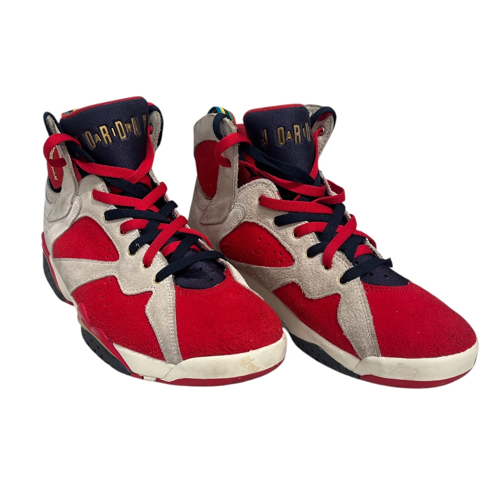 NIKE/AIR JORDAN 7 RETRO SP/Hi-Sneakers/US 12.5/Suede/RED/DM1195-474 view 1