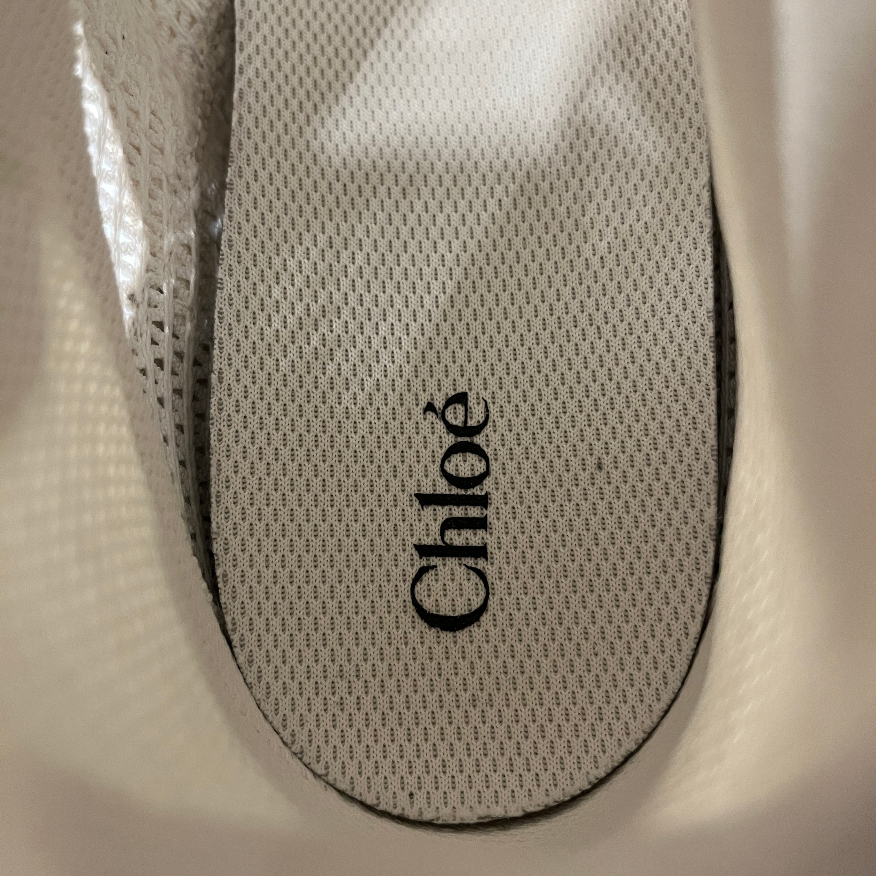 Chloe/Hi-Sneakers/EU 37/Suede/WHT/Kick Mesh High Top Sneaker view 10