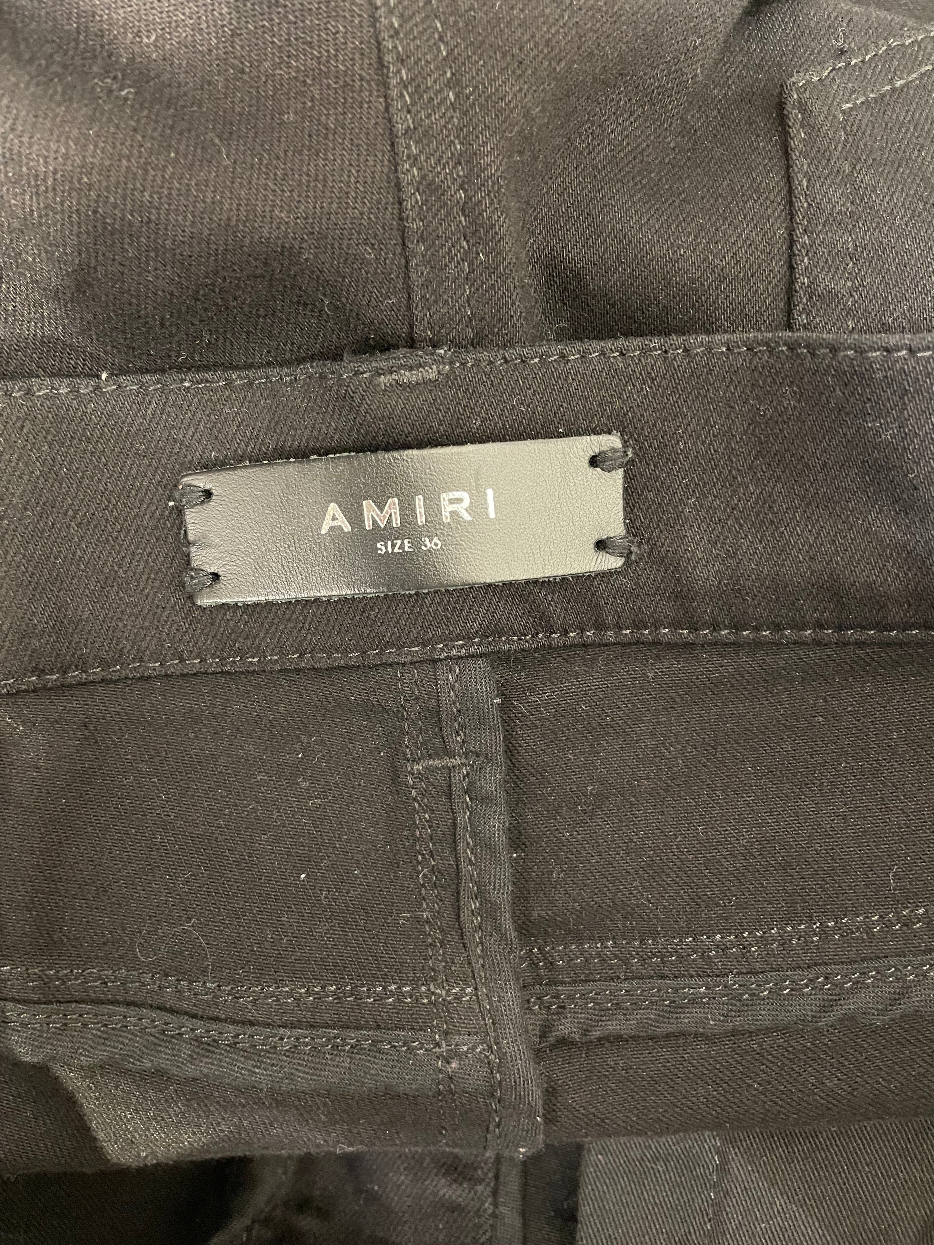 AMIRI/Pants/36/Cotton/BLK/Stripe/golden stripe ots view 4