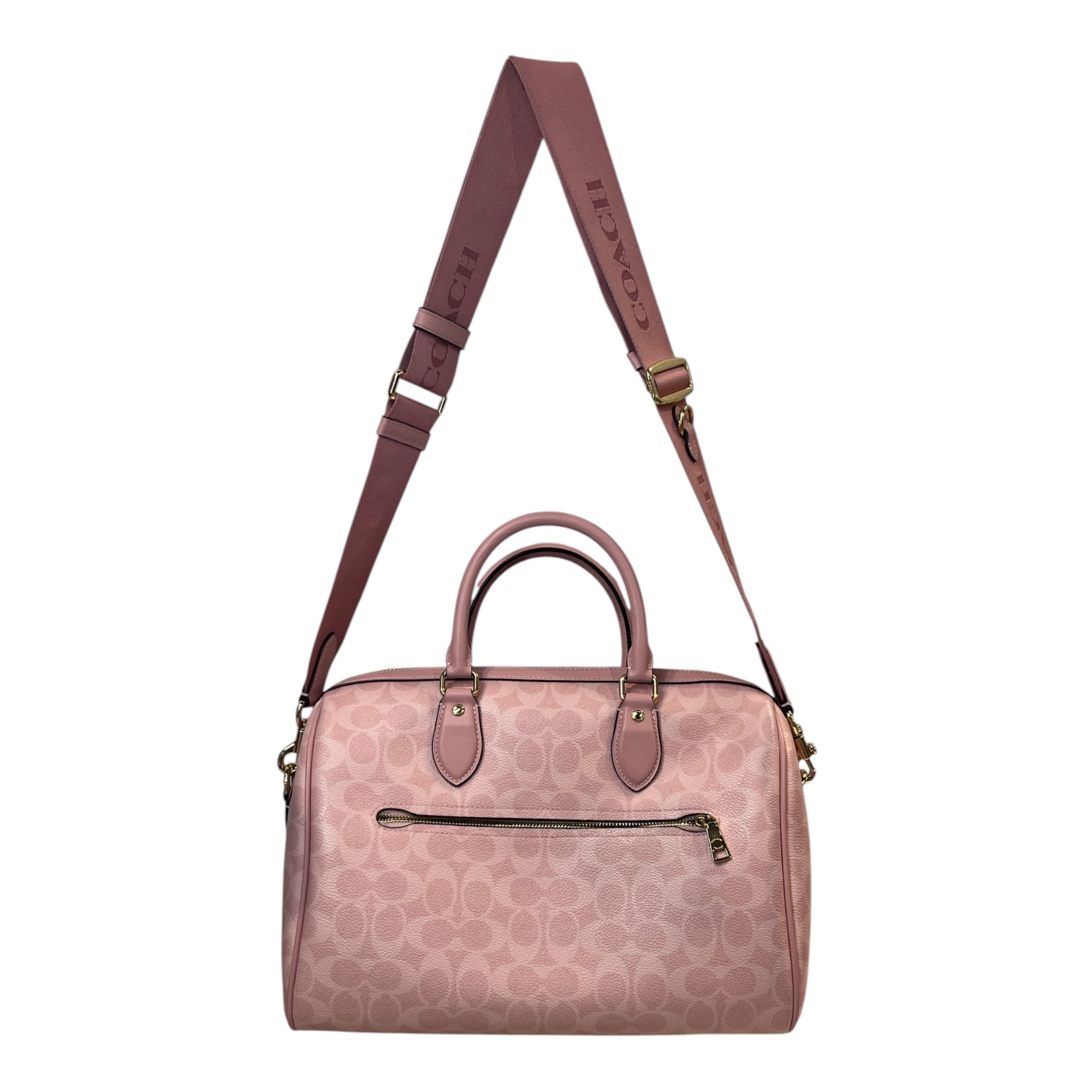 COACH/Hand Bag/Monogram/PNK/ROWAN SATCHEL LARGE view 4