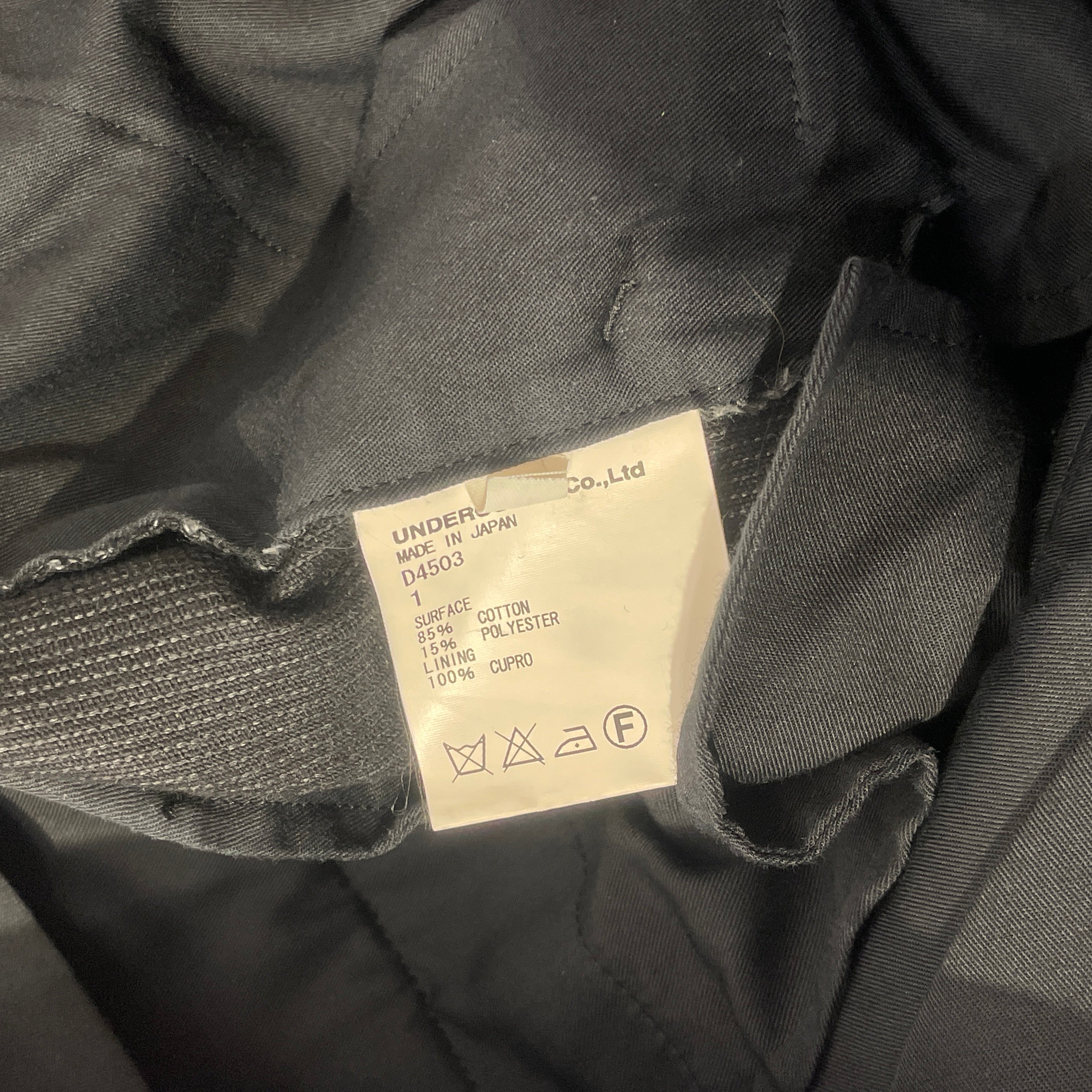 UNDERCOVER/Pants/1/Corduroy/BLK/LIGHTING BOLT ON KNEE view 8