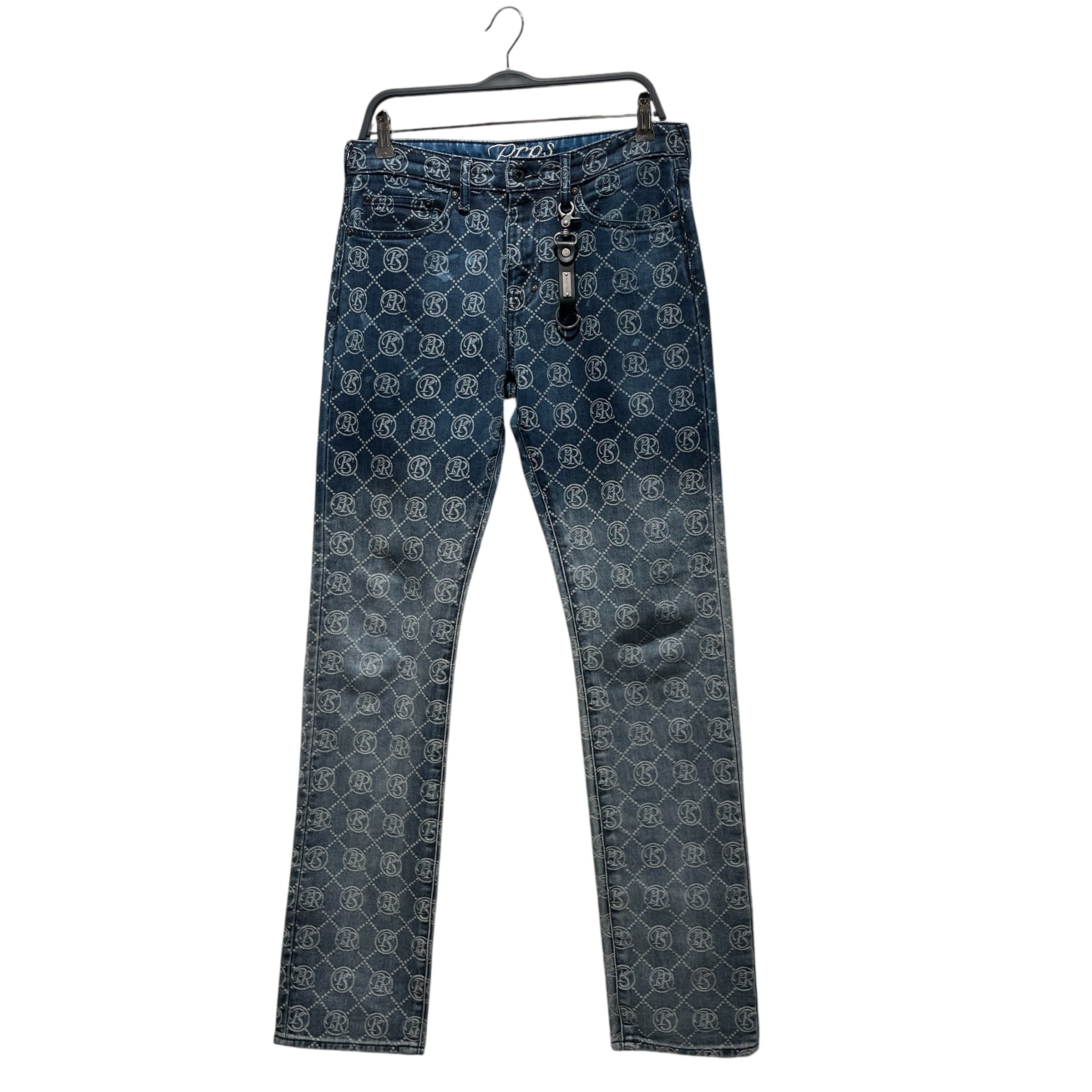 Prps/Pants/30/Cotton/BLU/monogram view 1