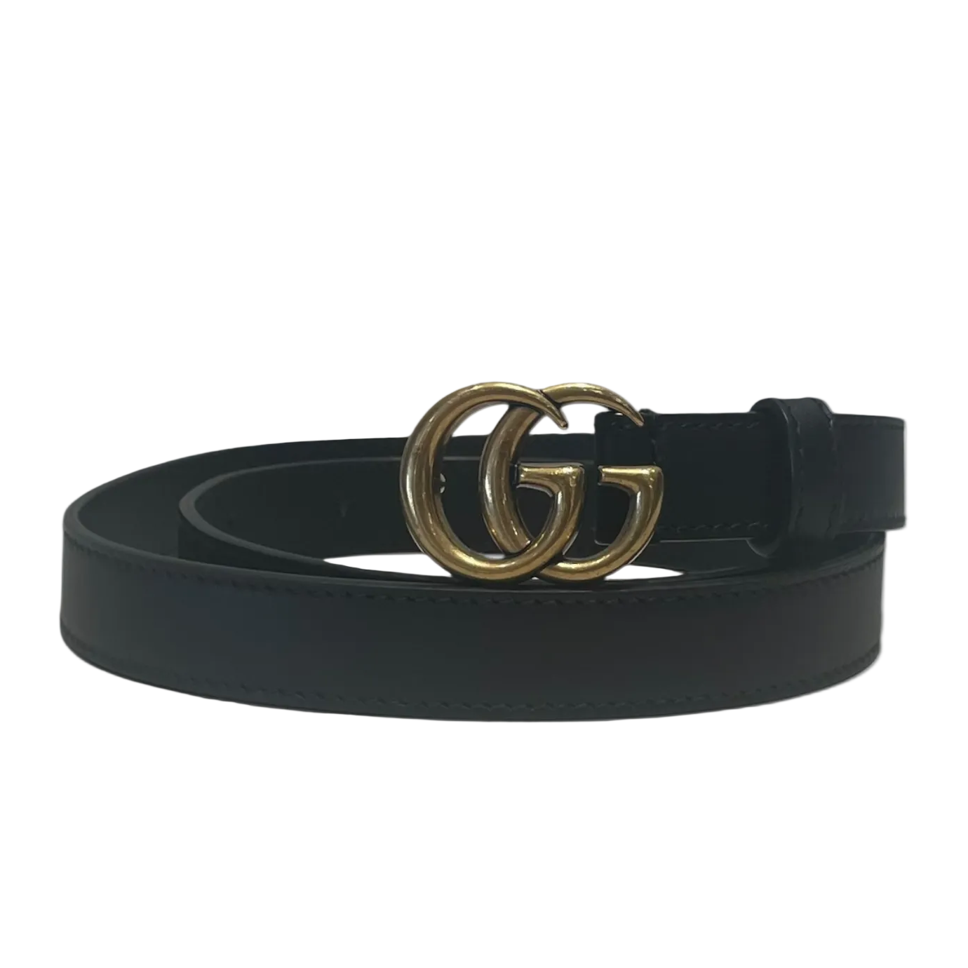 GUCCI/Belt/Leather/BLK/L's/GG BUCKLE view 1