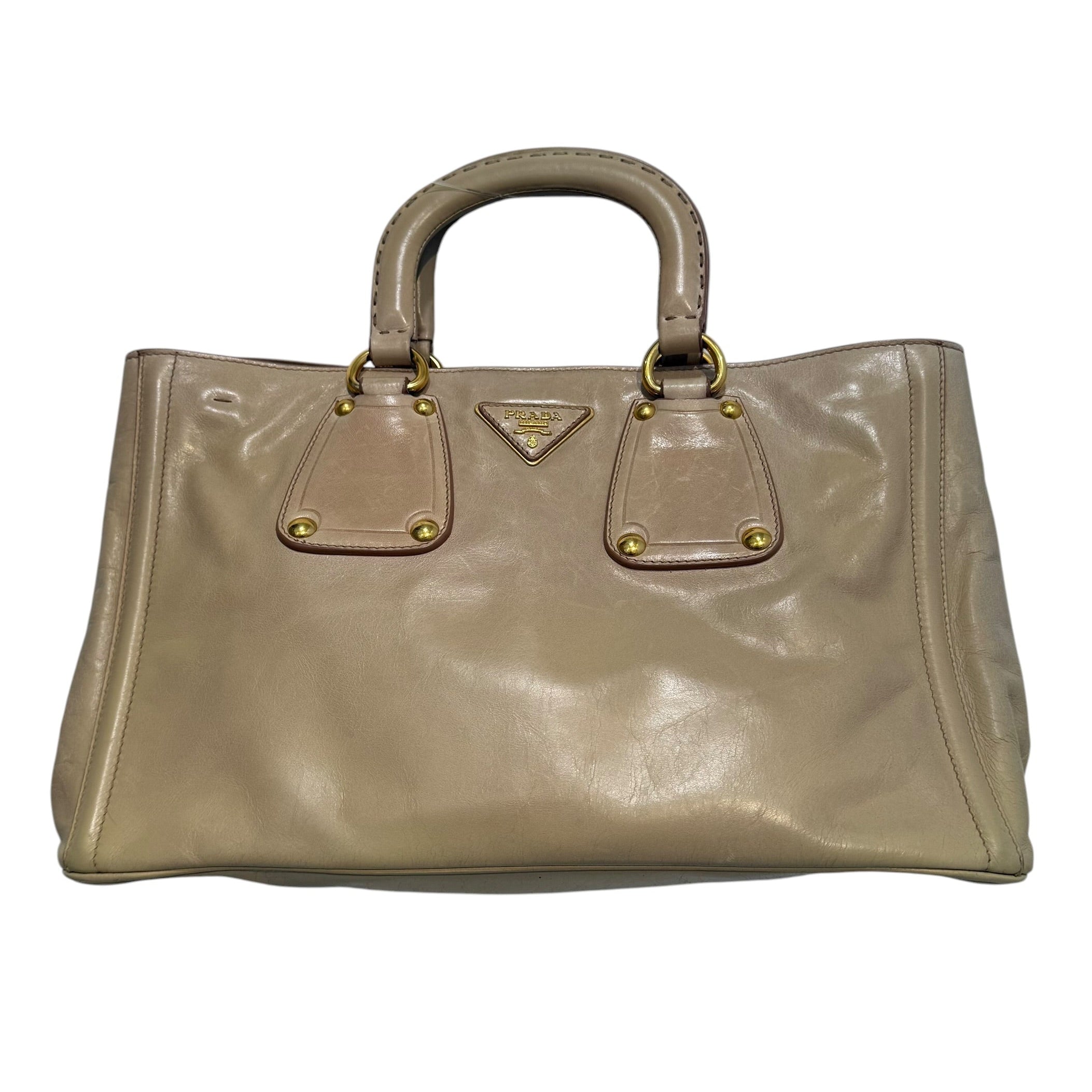 PRADA/Bag/Leather/CRM/Vitello Shine Leather Shoulder view 1