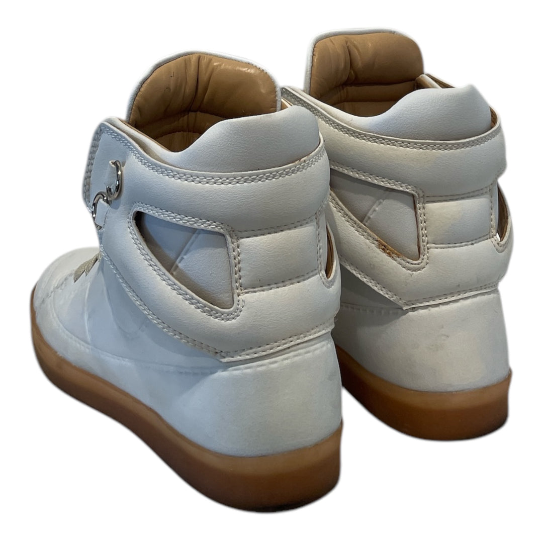 Maison Martin Margiela/H&M/Hi-Sneakers/US 5/Leather/WHT