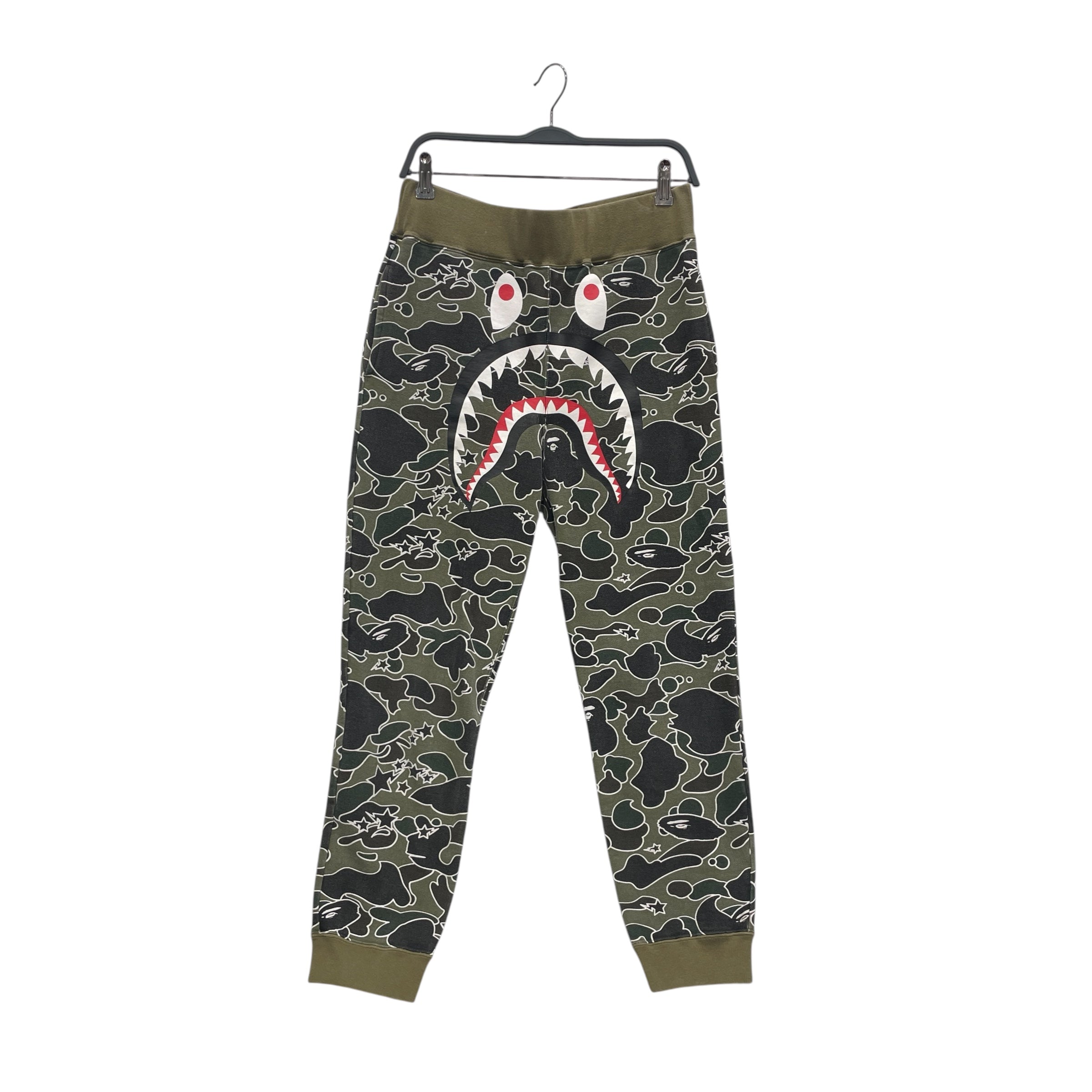 A BATHING APE/Pants/S/Cotton/KHK/Camouflage/ view 1