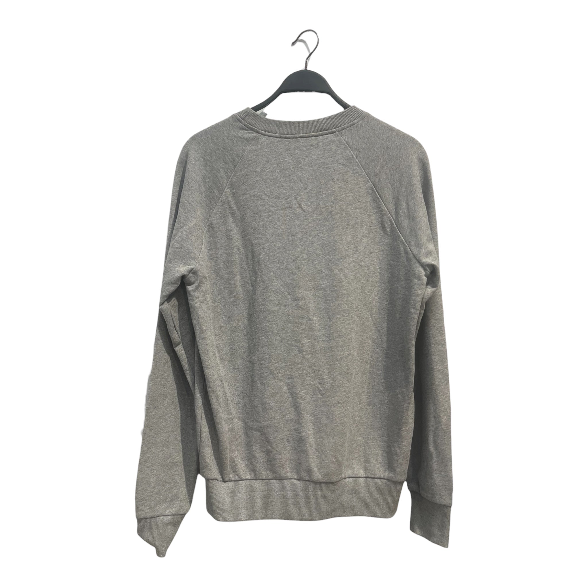 BALMAIN/Sweatshirt/M/Cotton/GRY/GRAY EMBOSSED LOGO SWEATSHIRT view 2
