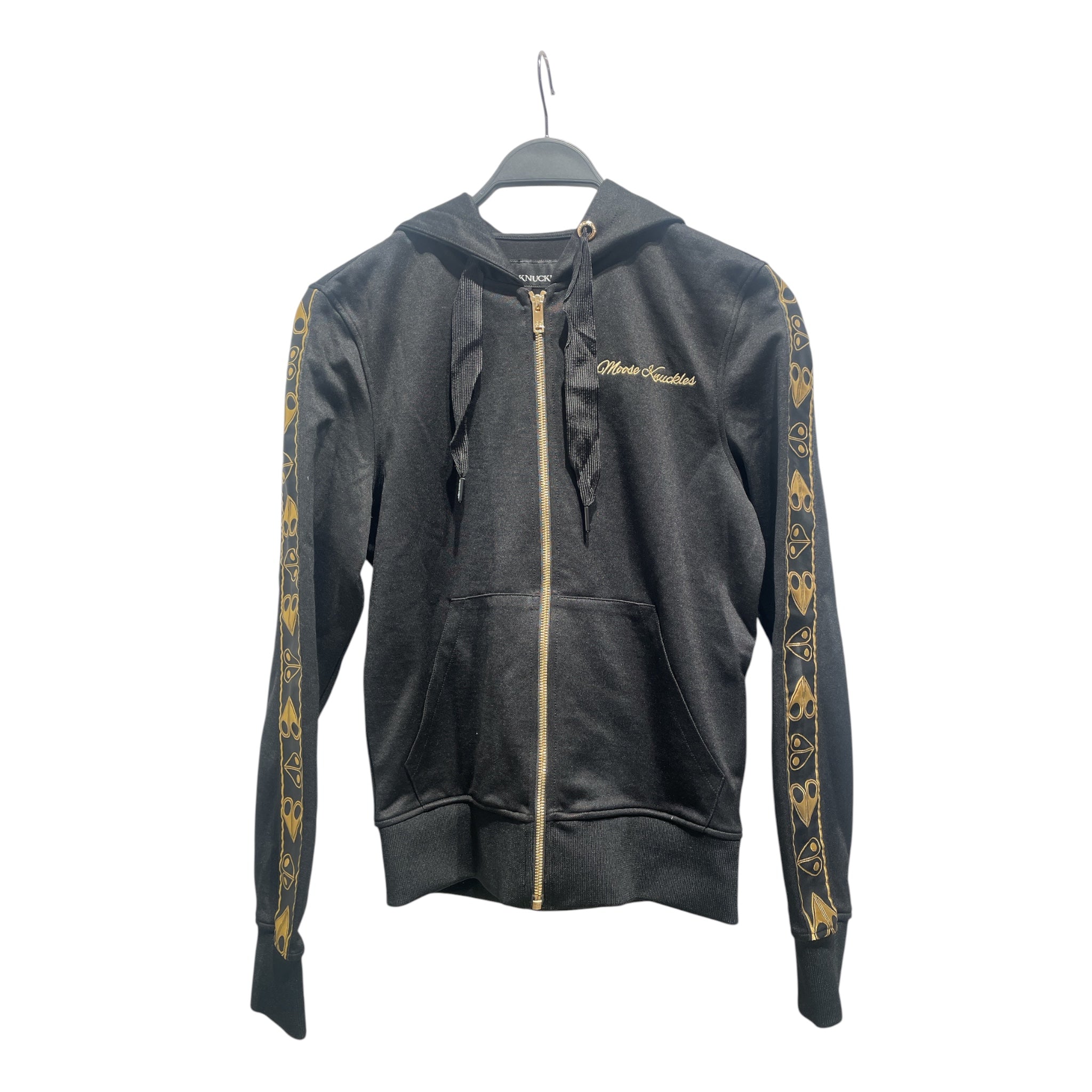 MOOSE KNUCKLES/Jacket/S/BLK/GOLD LOGO view 1
