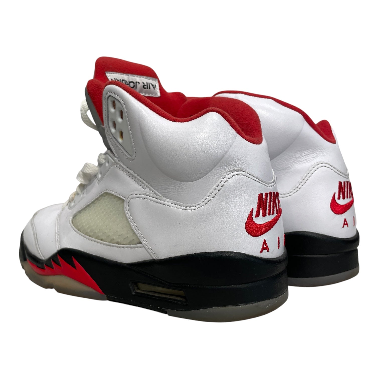 NIKE/AIR JORDAN 5 RETRO/Hi-Sneakers/US 8/Faux Leather/WHT/DA1911-102 view 2