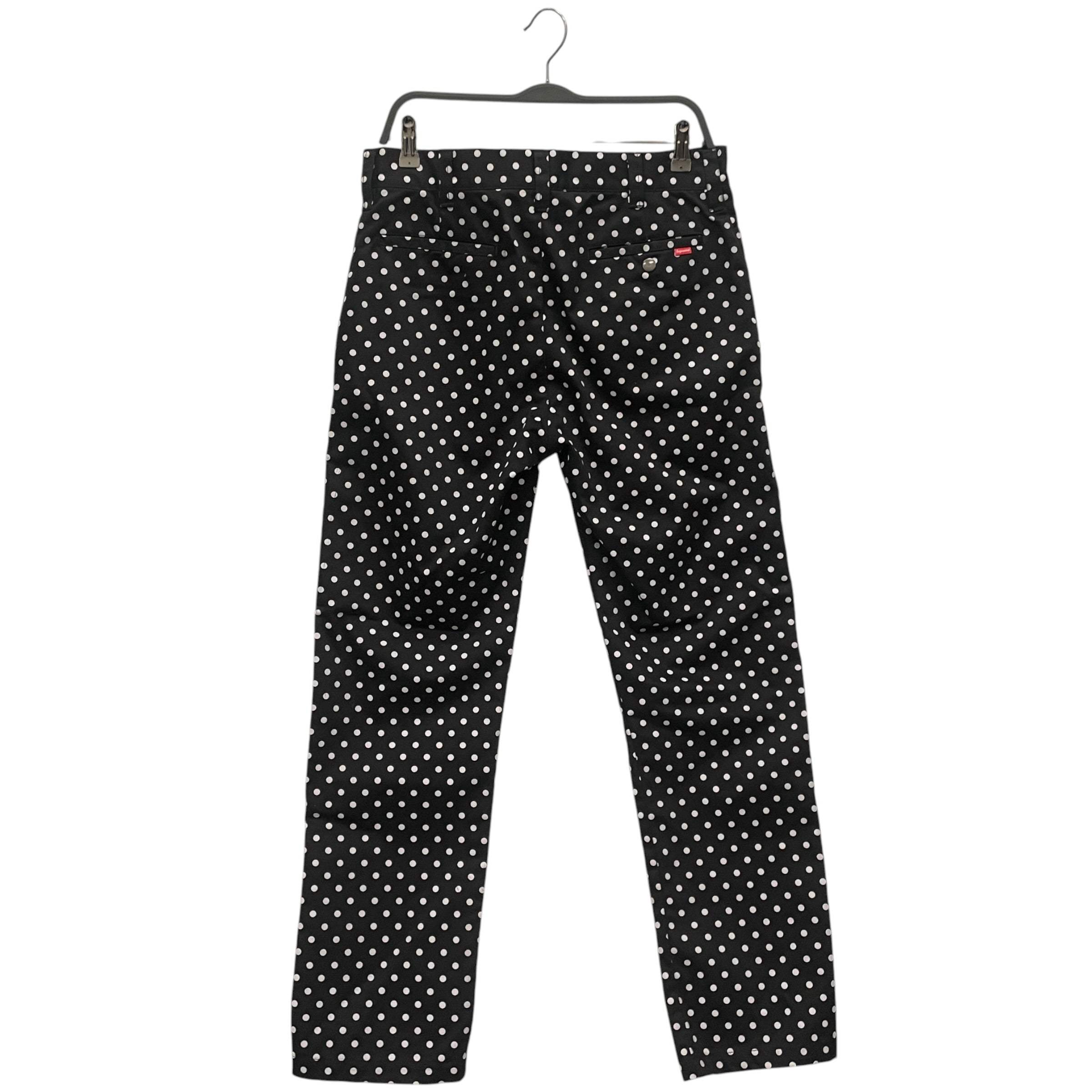 Supreme/Straight Pants/30/Cotton/BLK/Polka Dot/WORK PANTS view 2
