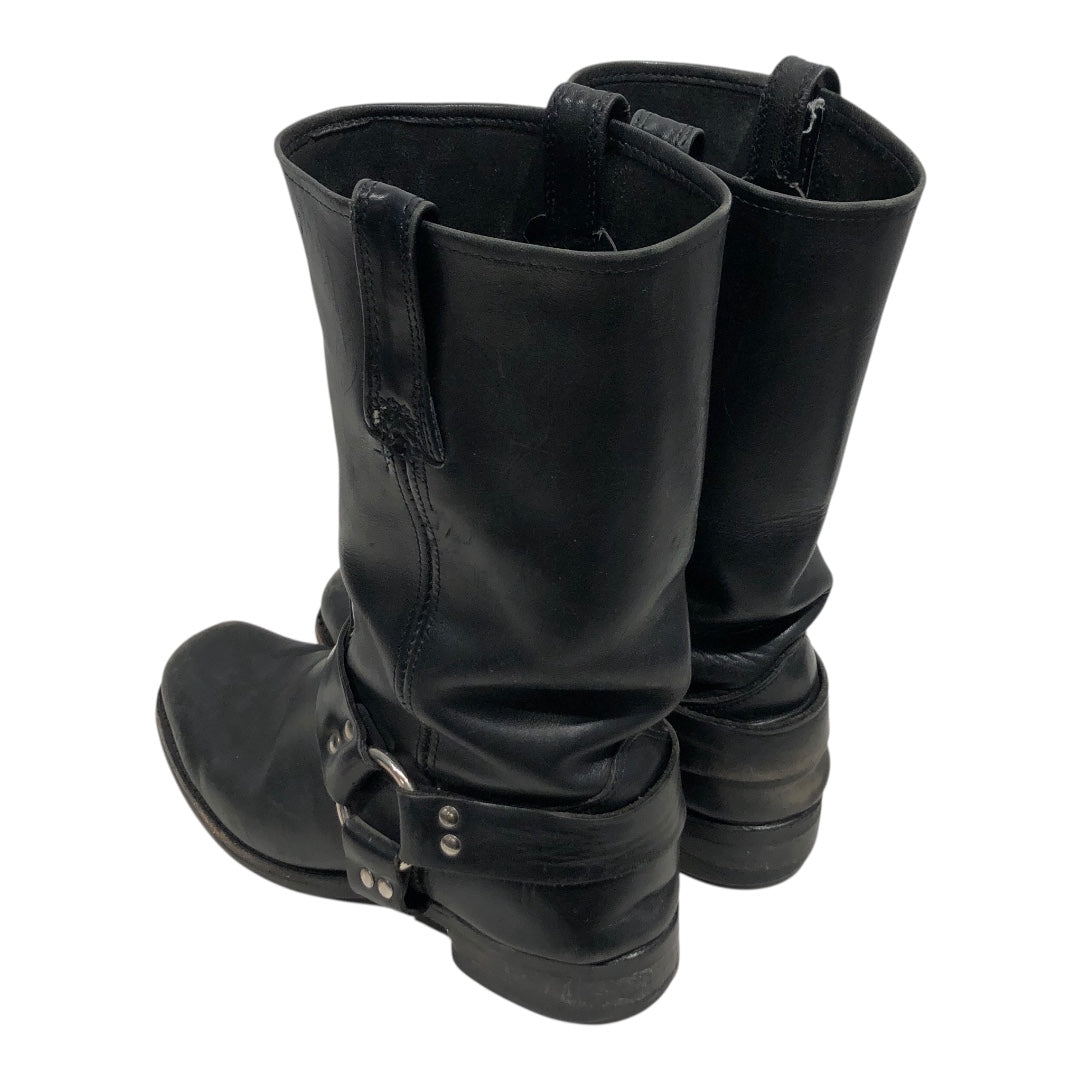 FRYE/Biker Boots/US 10/Leather/BLK/801057 700 Campus,Harness view 2