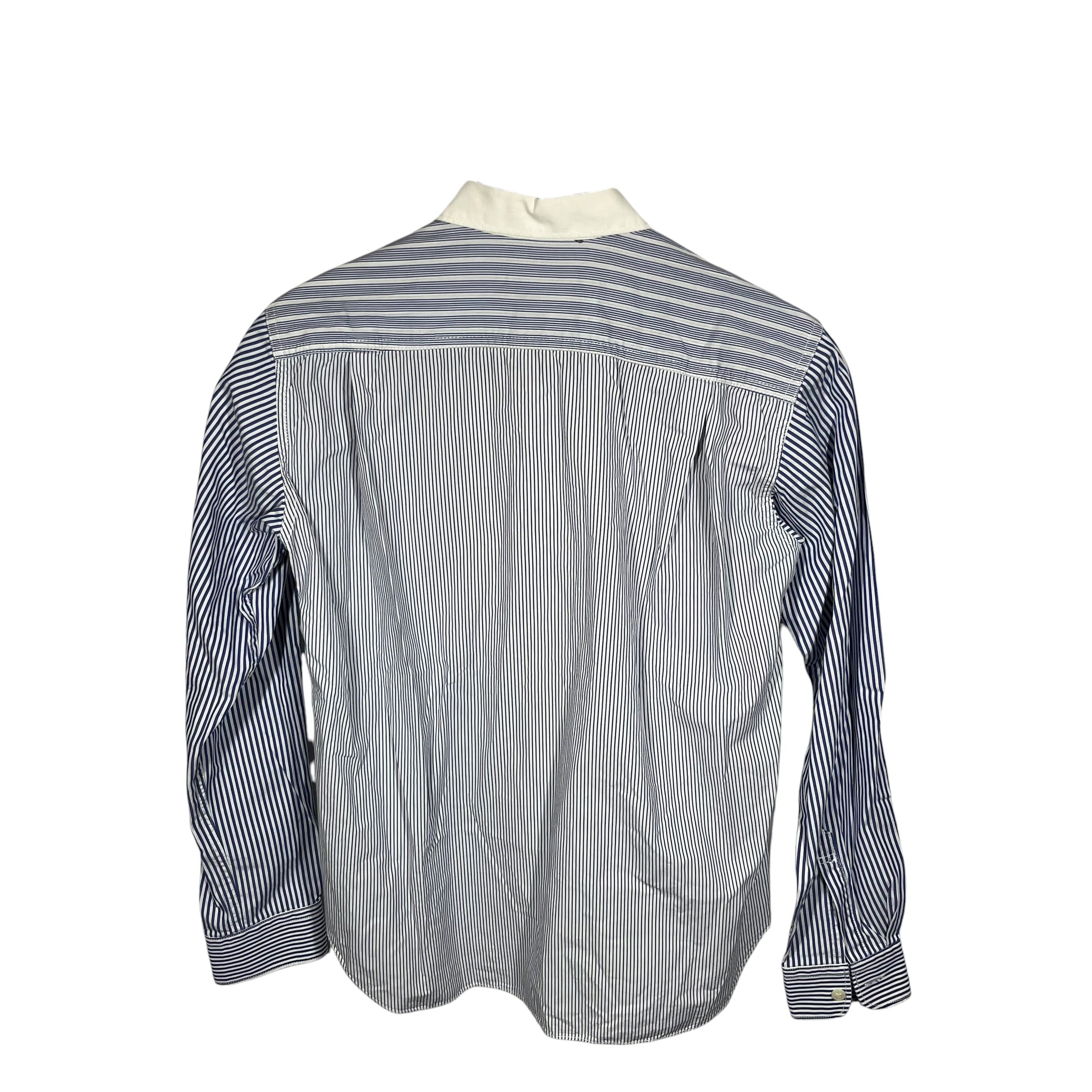 COMME des GARCONS HOMME PLUS/LS Shirt/M/Cotton/BLU/Stripe/MULTI-STRIPE LS SHIRT view 2