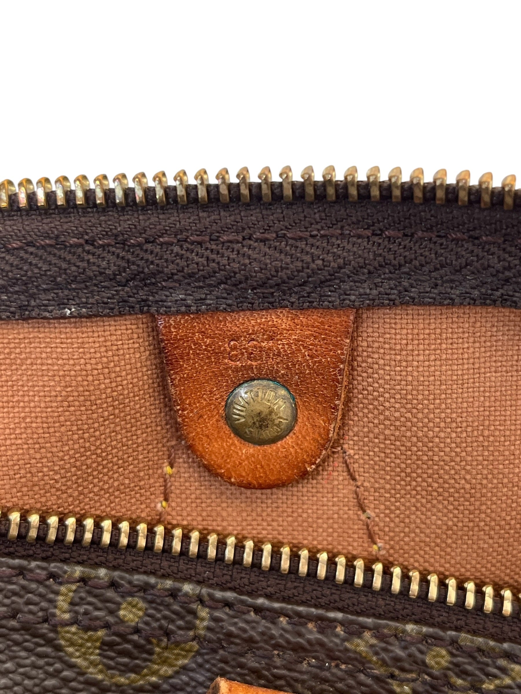 LOUIS VUITTON/Boston Bag/Monogram/Leather/BRW/speedy view 8