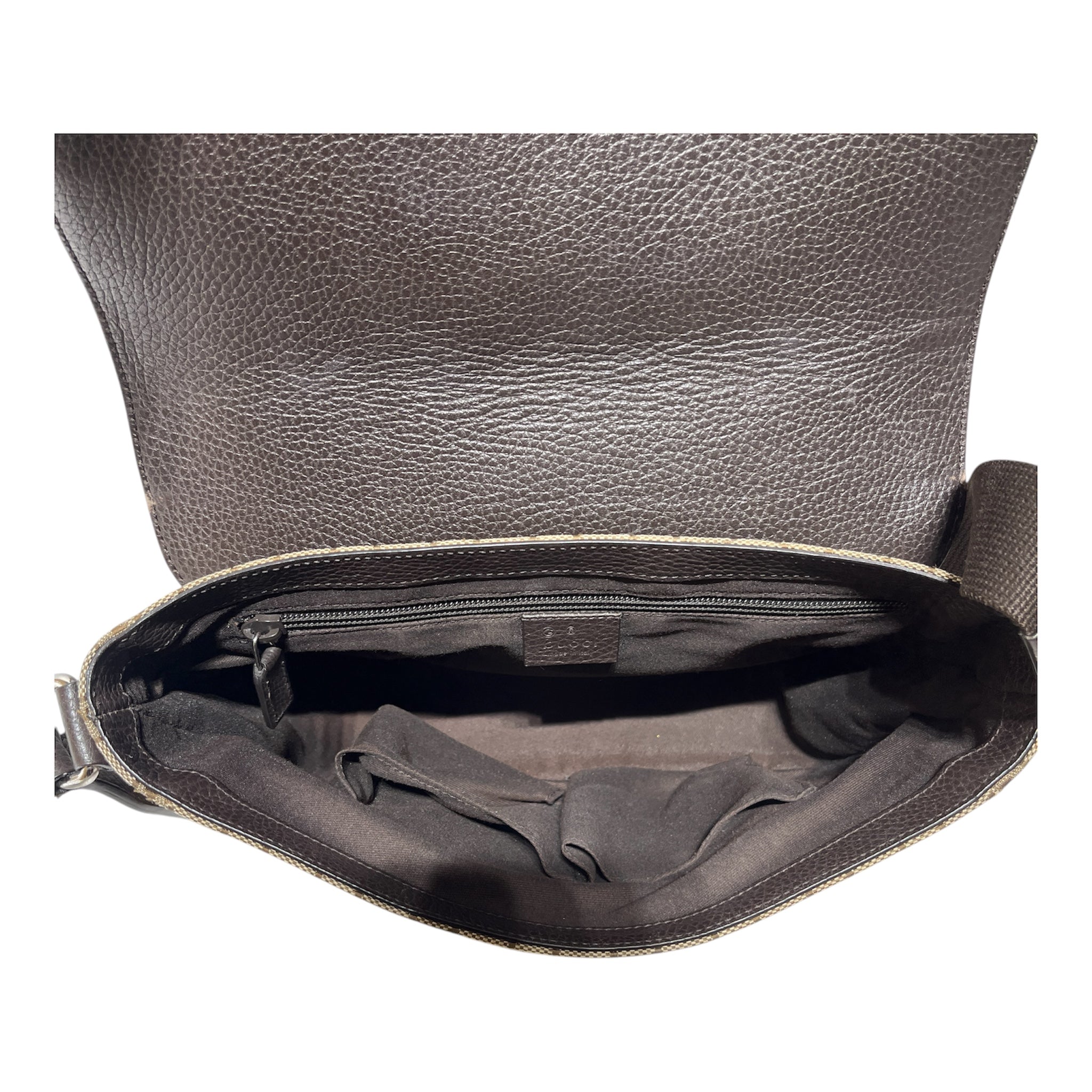 GUCCI/Cross Body Bag/Monogram/Cotton/KHK/Ophidia Crossbody Bag view 4