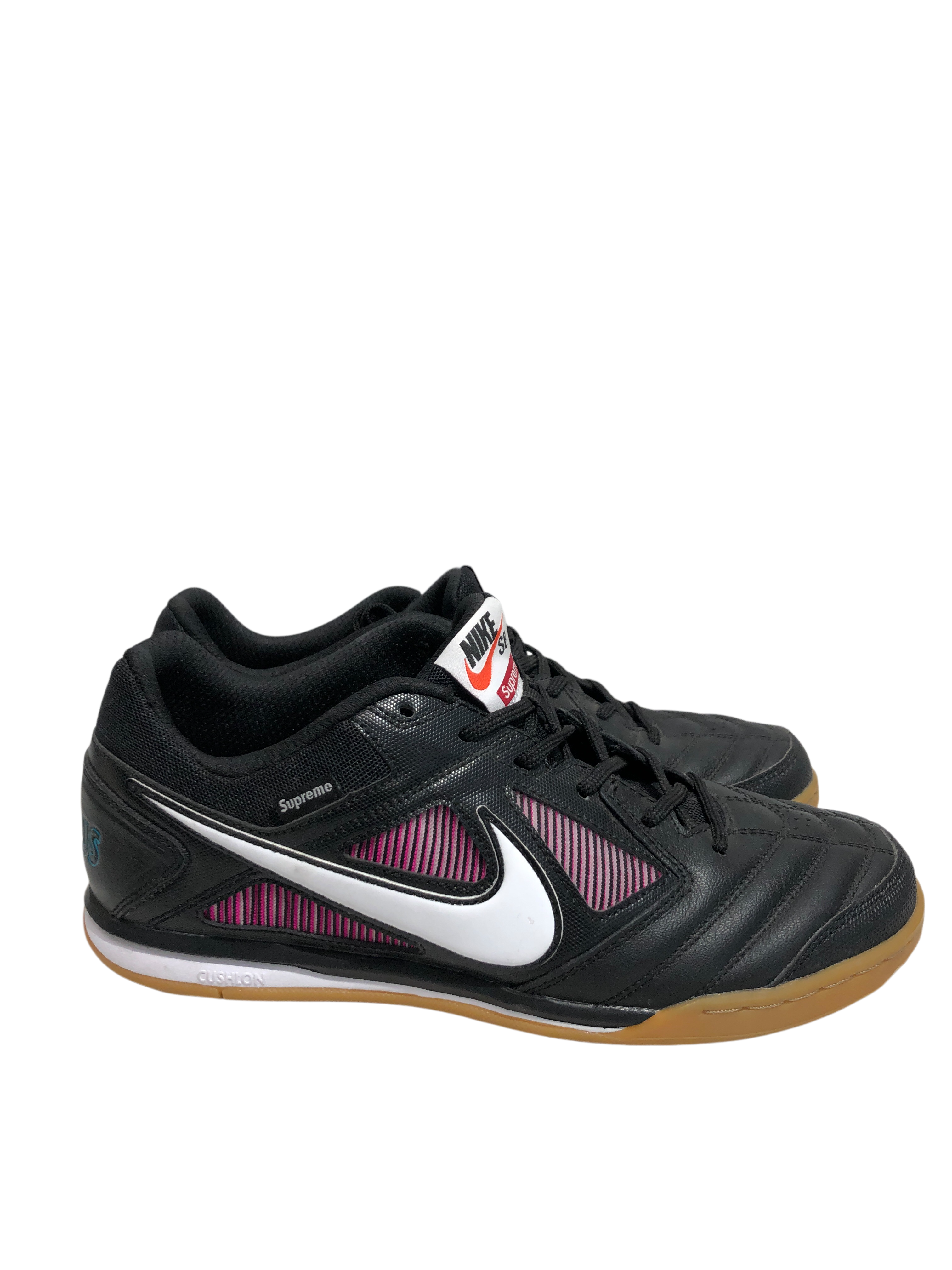Supreme/NIKE SB/Low-Sneakers/US 9.5/Cotton/BLK/GATO SNEAKER view 3