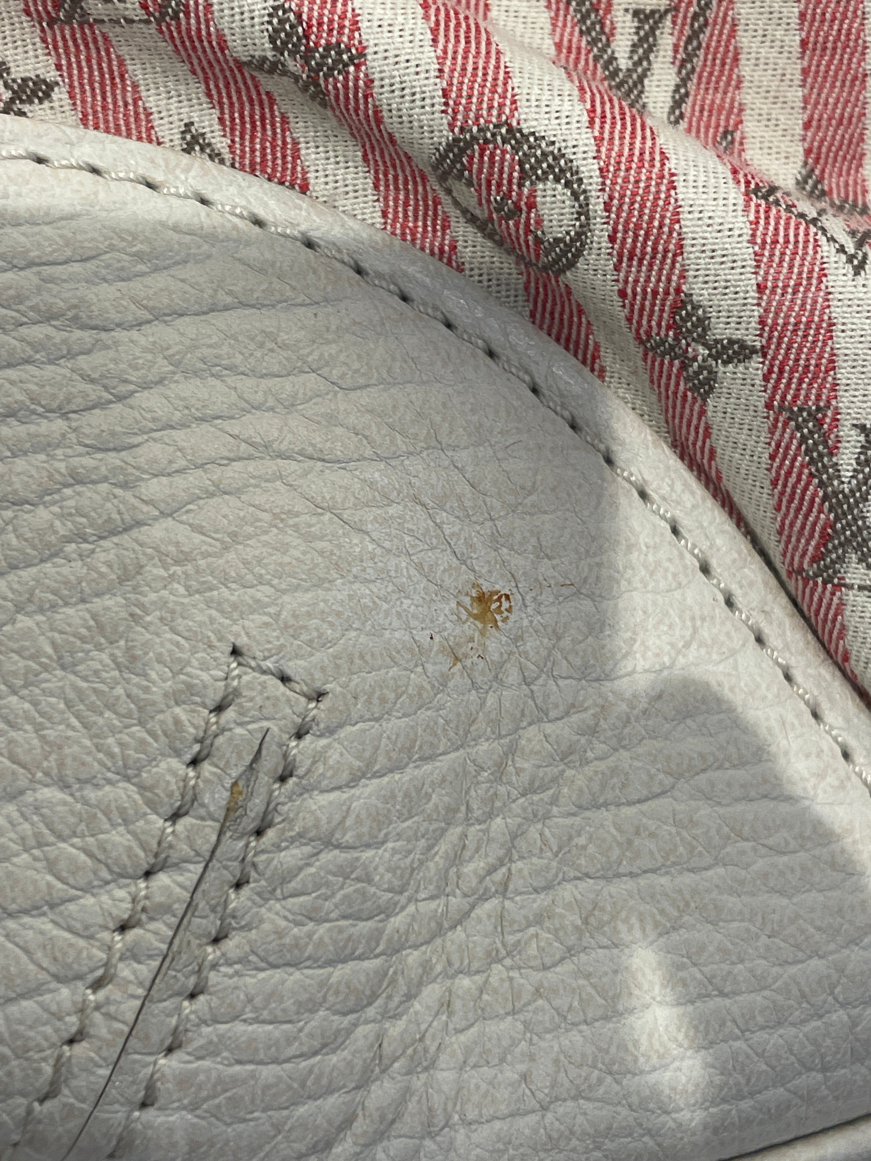 LOUIS VUITTON/Hand Bag/Monogram/Cotton/PNK/LIN CROISETTE MARINA view 4