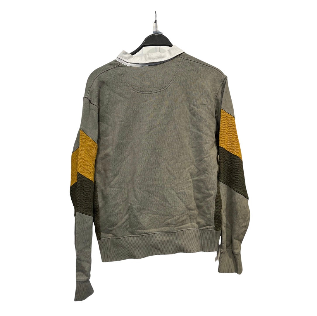 KITH/LS Shirt/S/Cotton/GRN/off color sleeves view 2