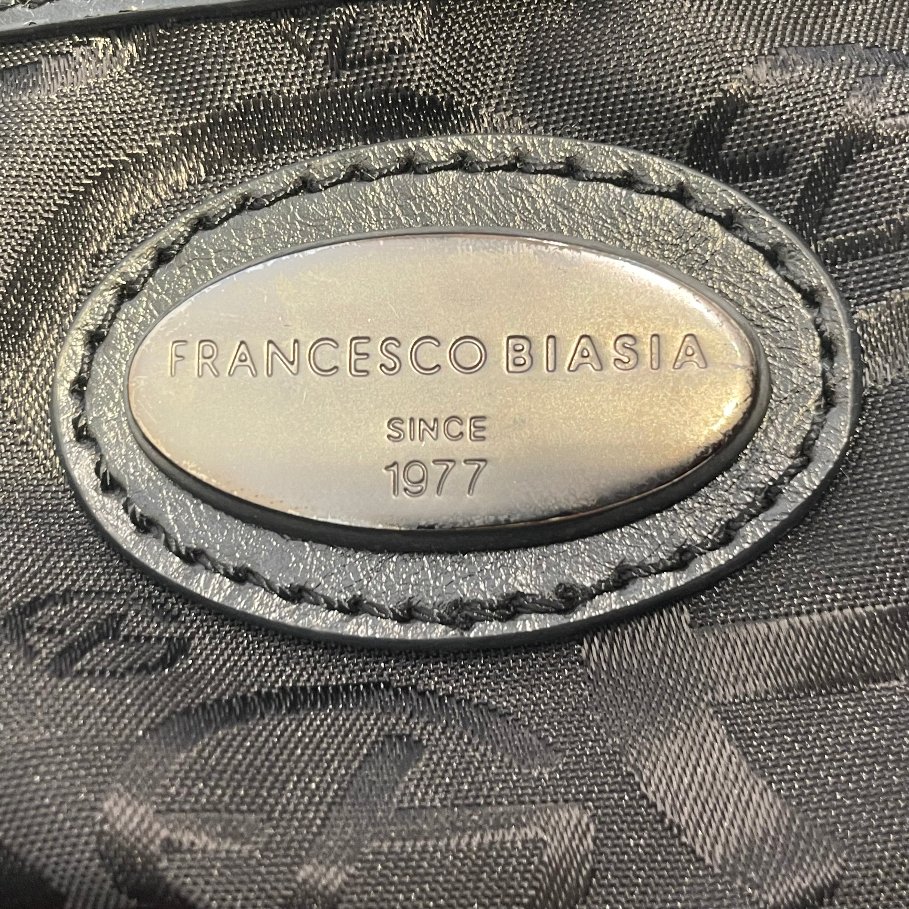 FRANCESCO BIASIA/Hand Bag/Leather/BLK/CLIPS ON THE SIDE view 6