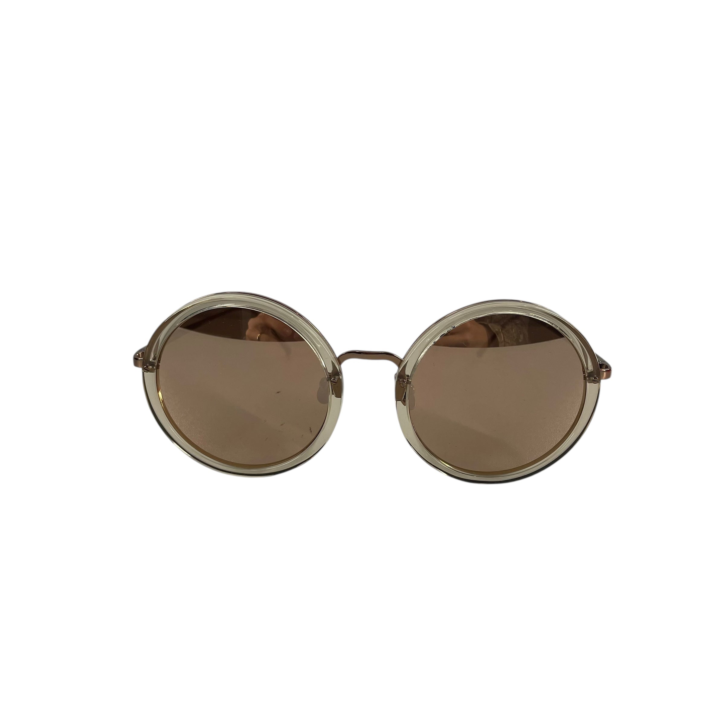LINDA FARROW/Sunglasses/Plastic/BRW/JOHN LENNON view 1