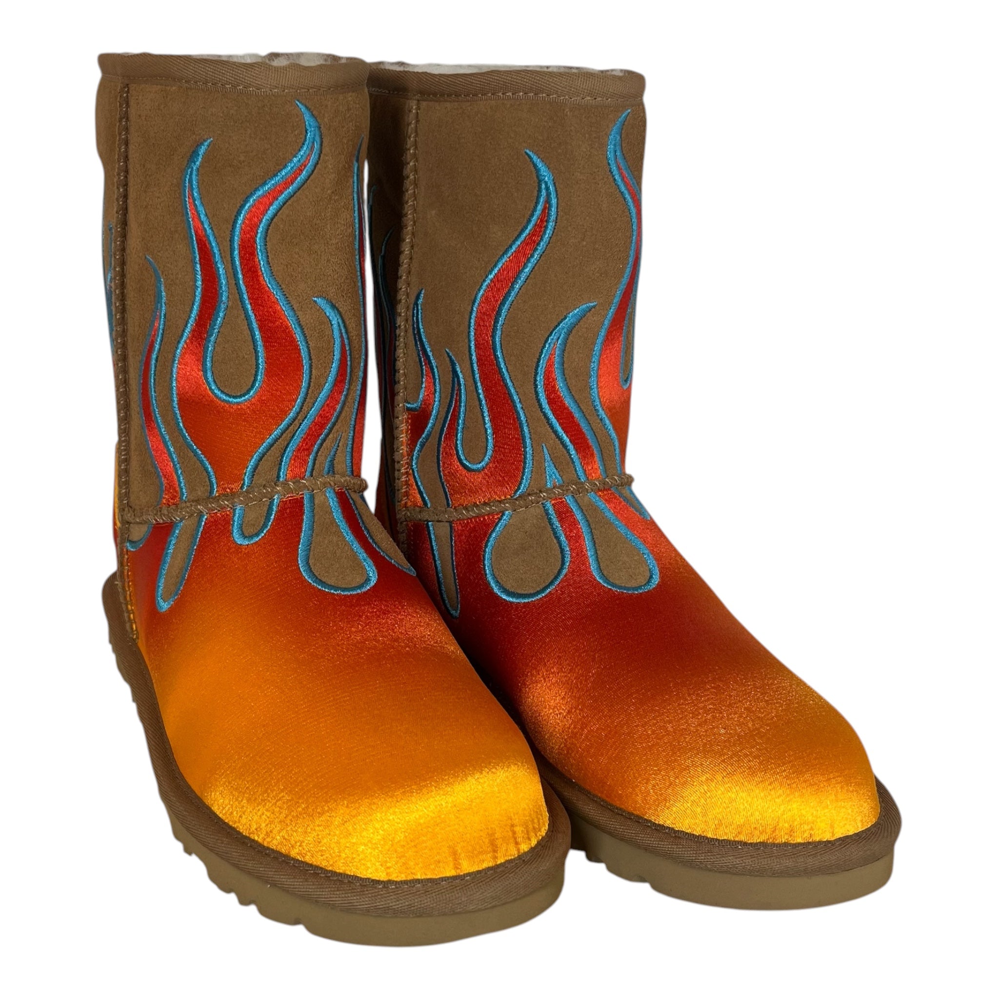 UGG australia/JEREMY SCOTT/Boots/US 6/Suede/BRW/FLAMES UGG view 1