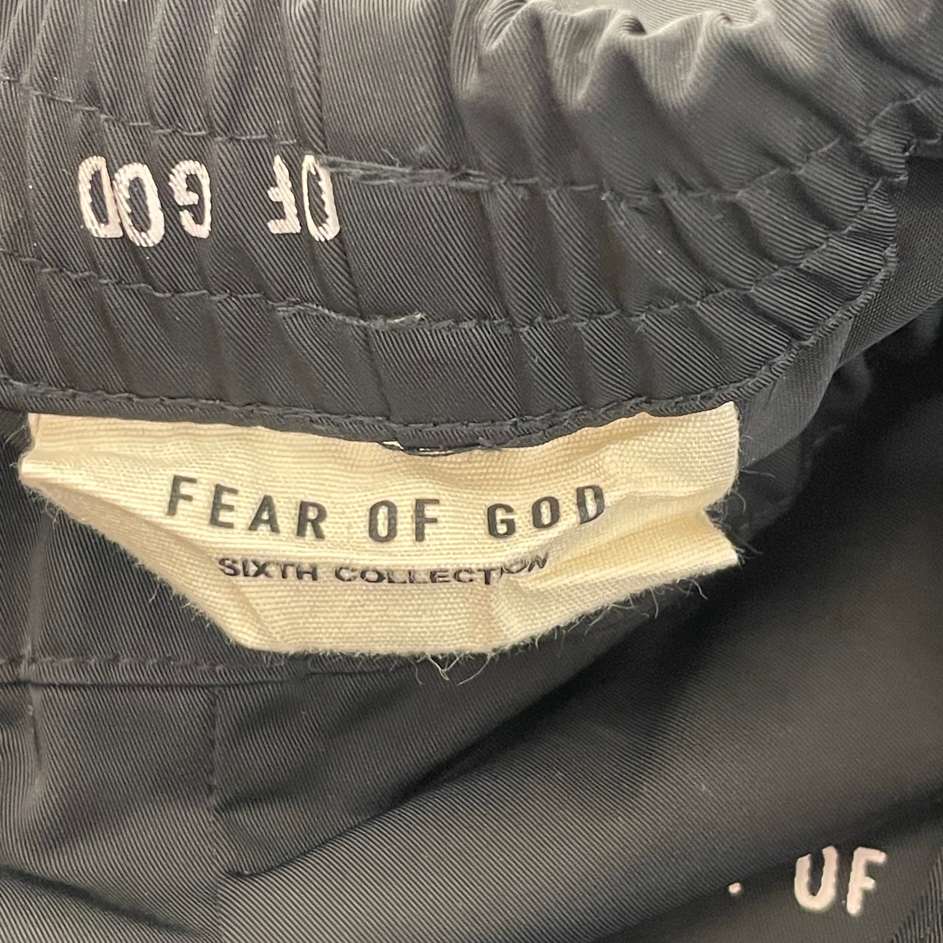 FEAR OF GOD/Pants/XL/Nylon/BLK/Monogram/black view 3