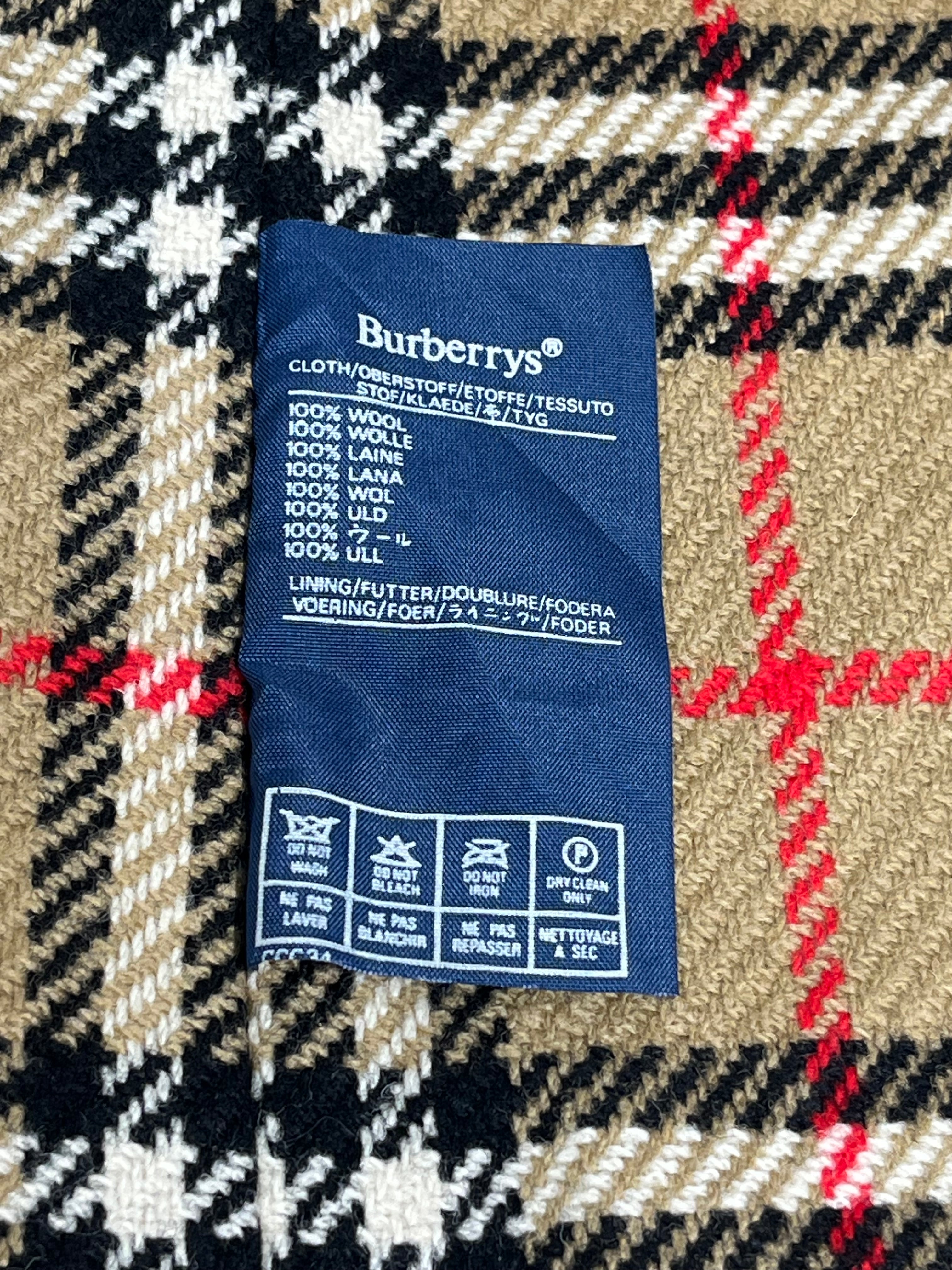 BURBERRYS/Trench Coat/Wool/BEG/plaid lining/ removable view 5