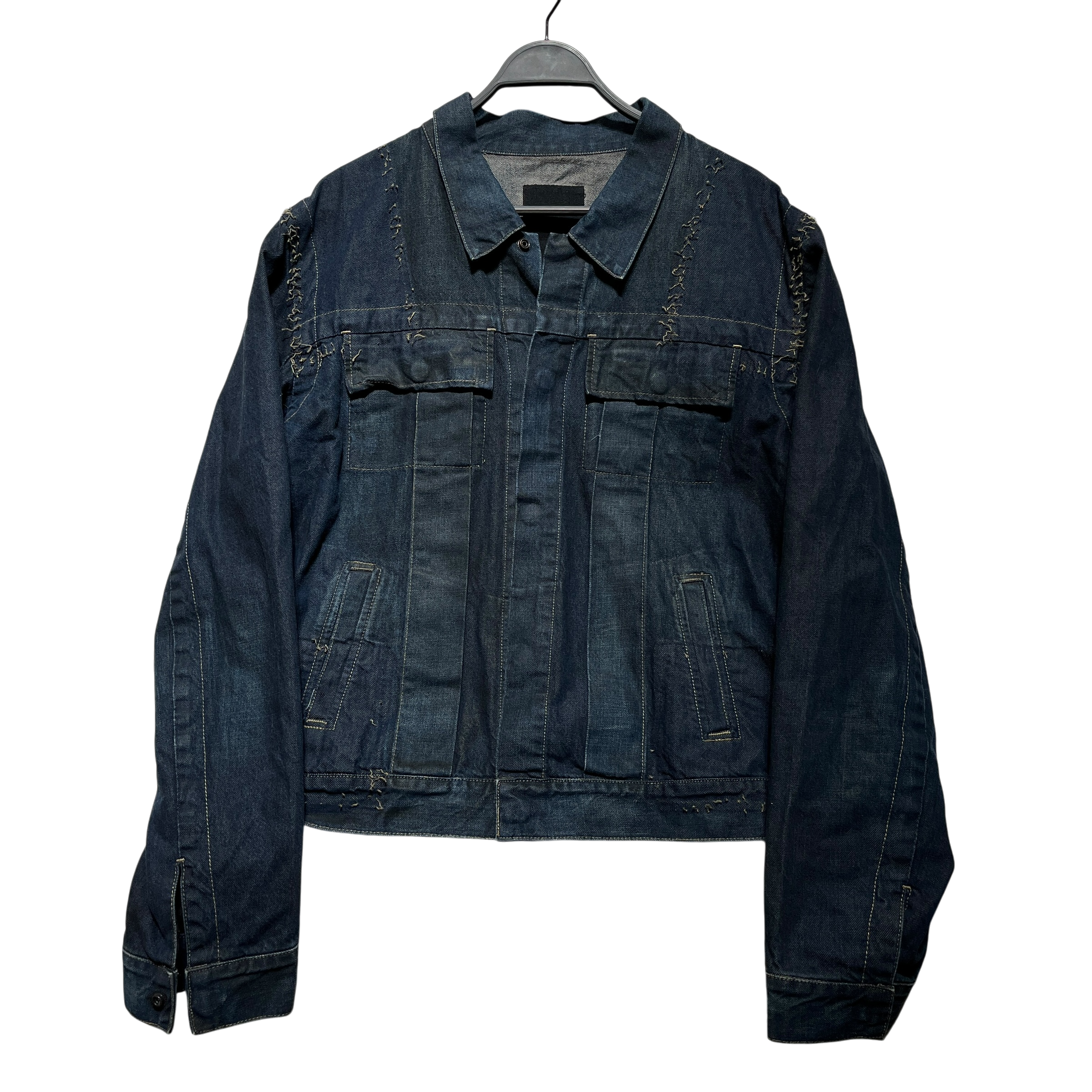 Rick Owens/Denim Jkt/XL/Denim/IDG/2004 slab denim view 1
