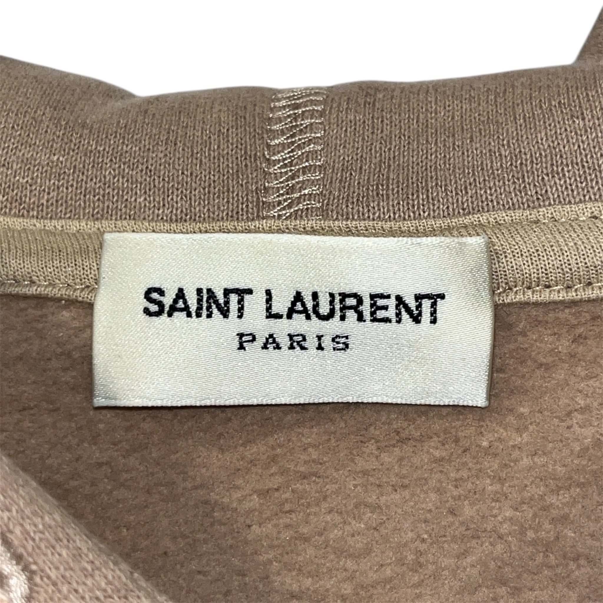 SAINT LAURENT/Hoodie/M/Cotton/CRM/NEAPOLITAN view 3