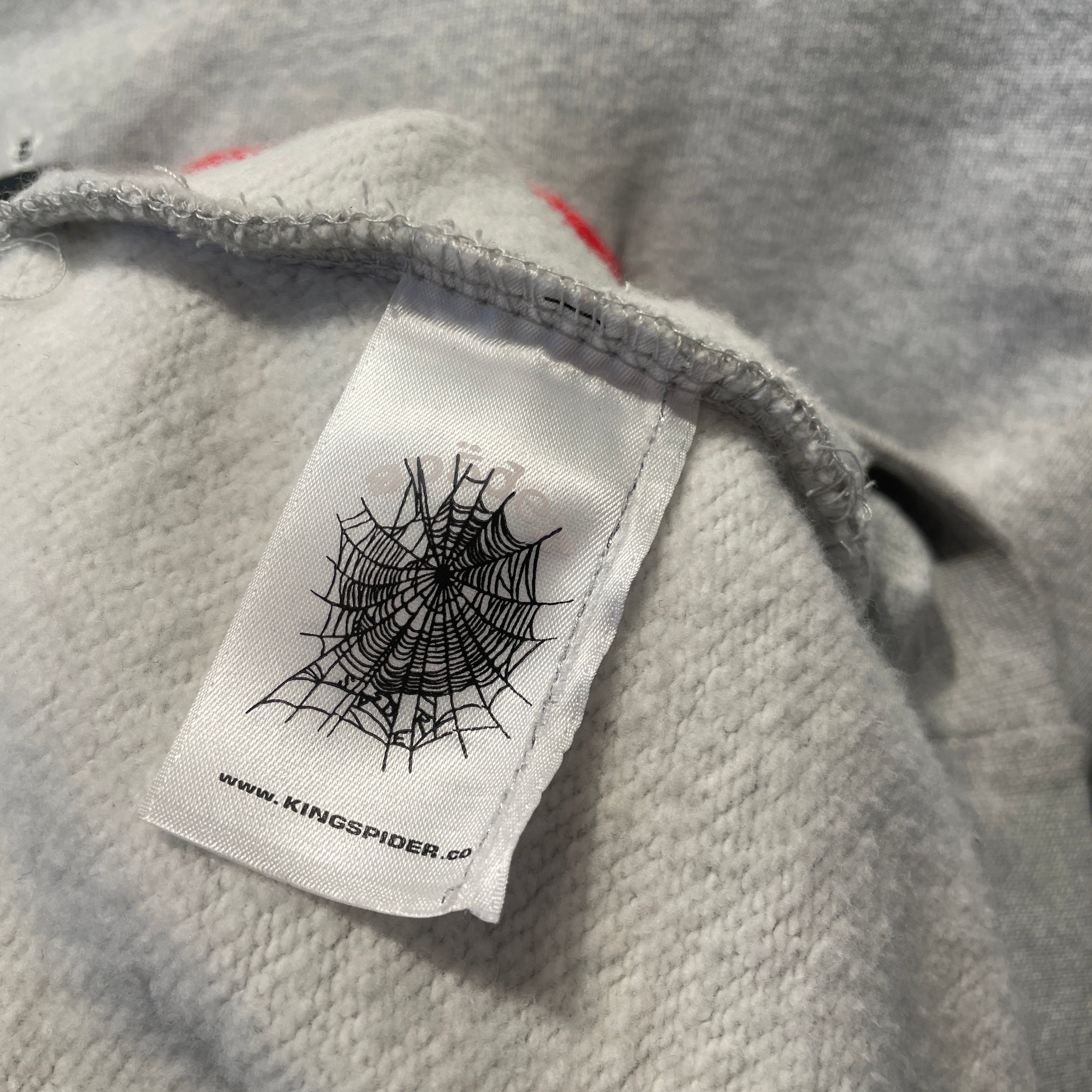 Sp5der/Hoodie/XL/Cotton/GRY/I<3sp5der/WhiteStars view 5