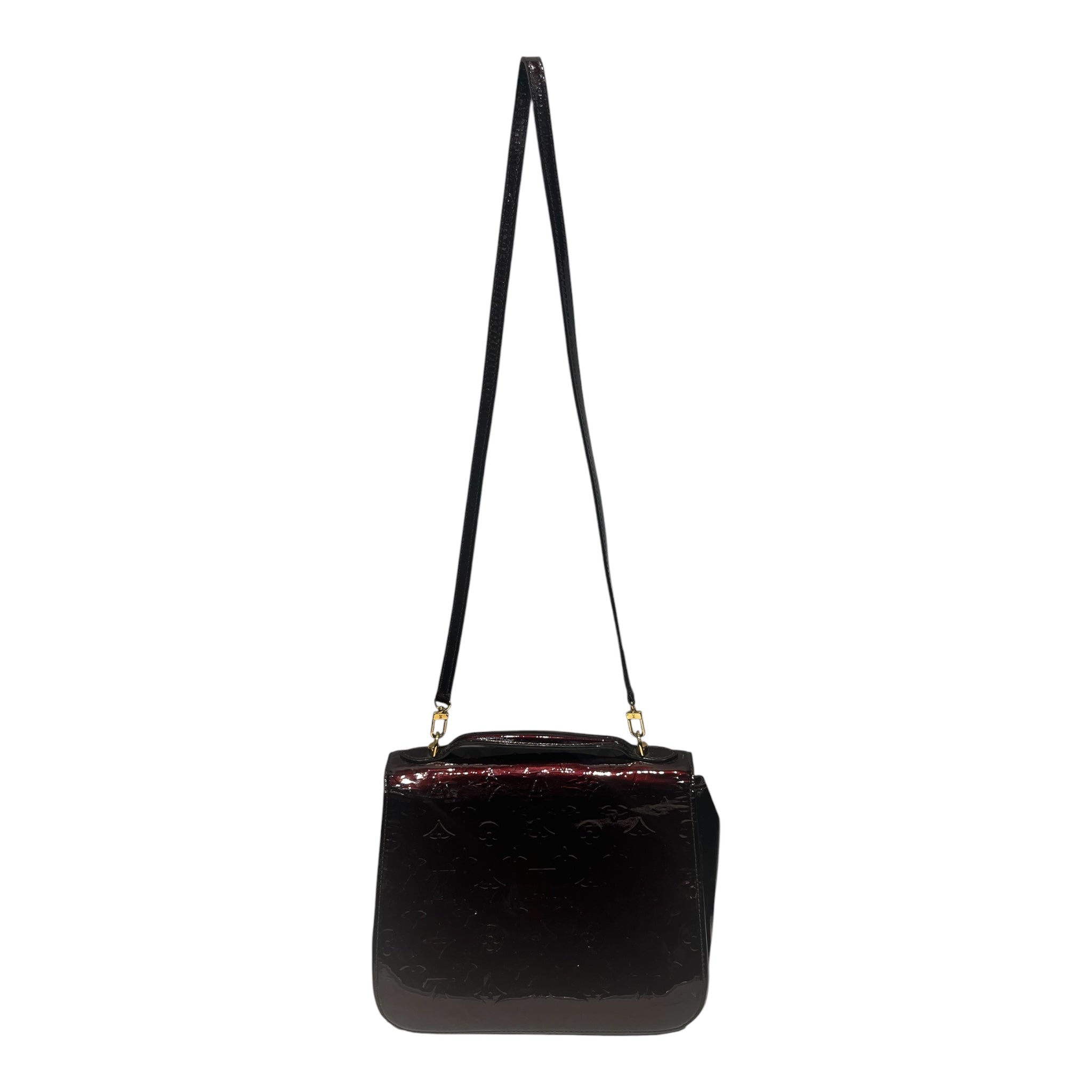 LOUIS VUITTON/Bag/Leather/RED/Armarante Vernis view 3