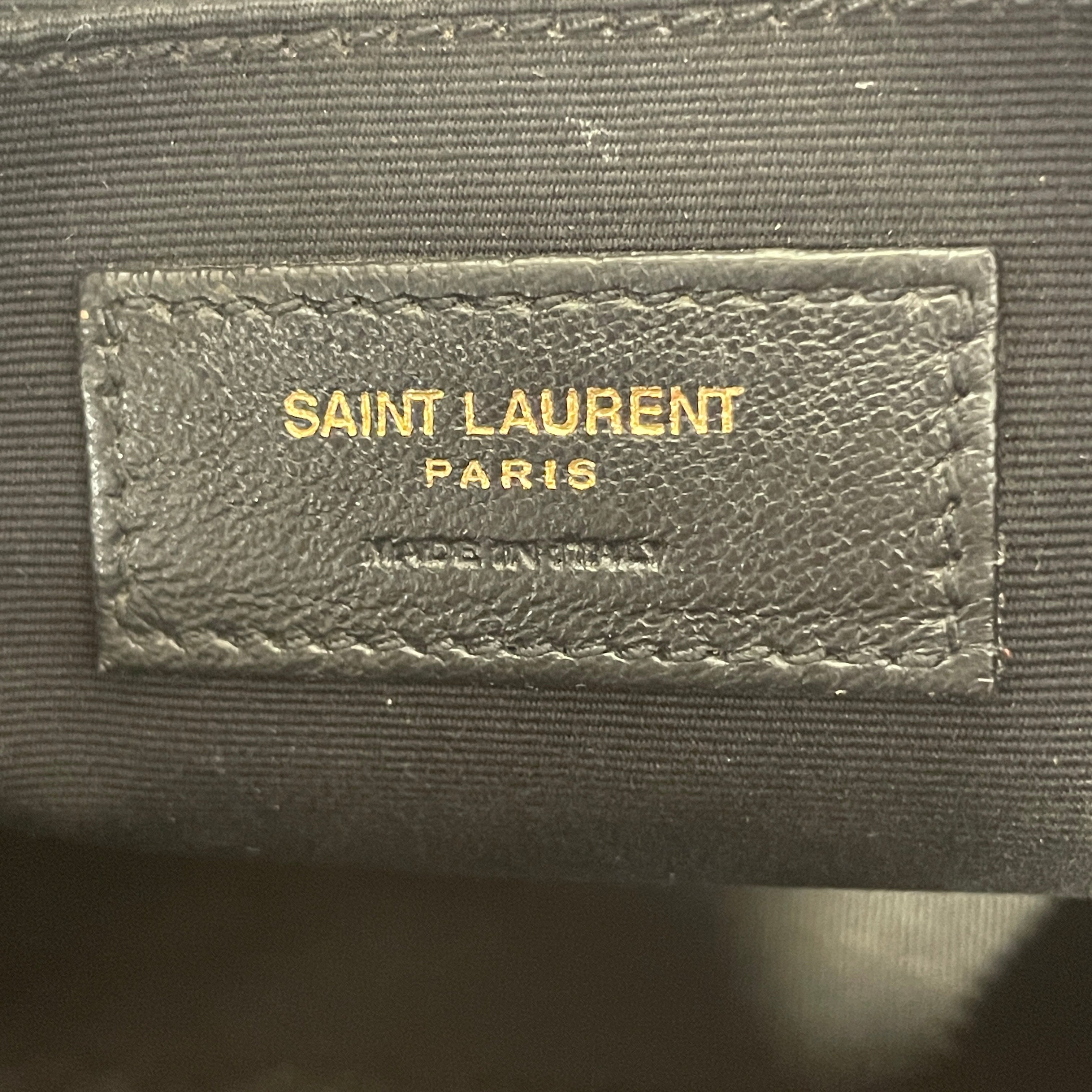YVES SAINT LAURENT/Cross Body Bag/PNK/ysl suede pink crossbody view 3