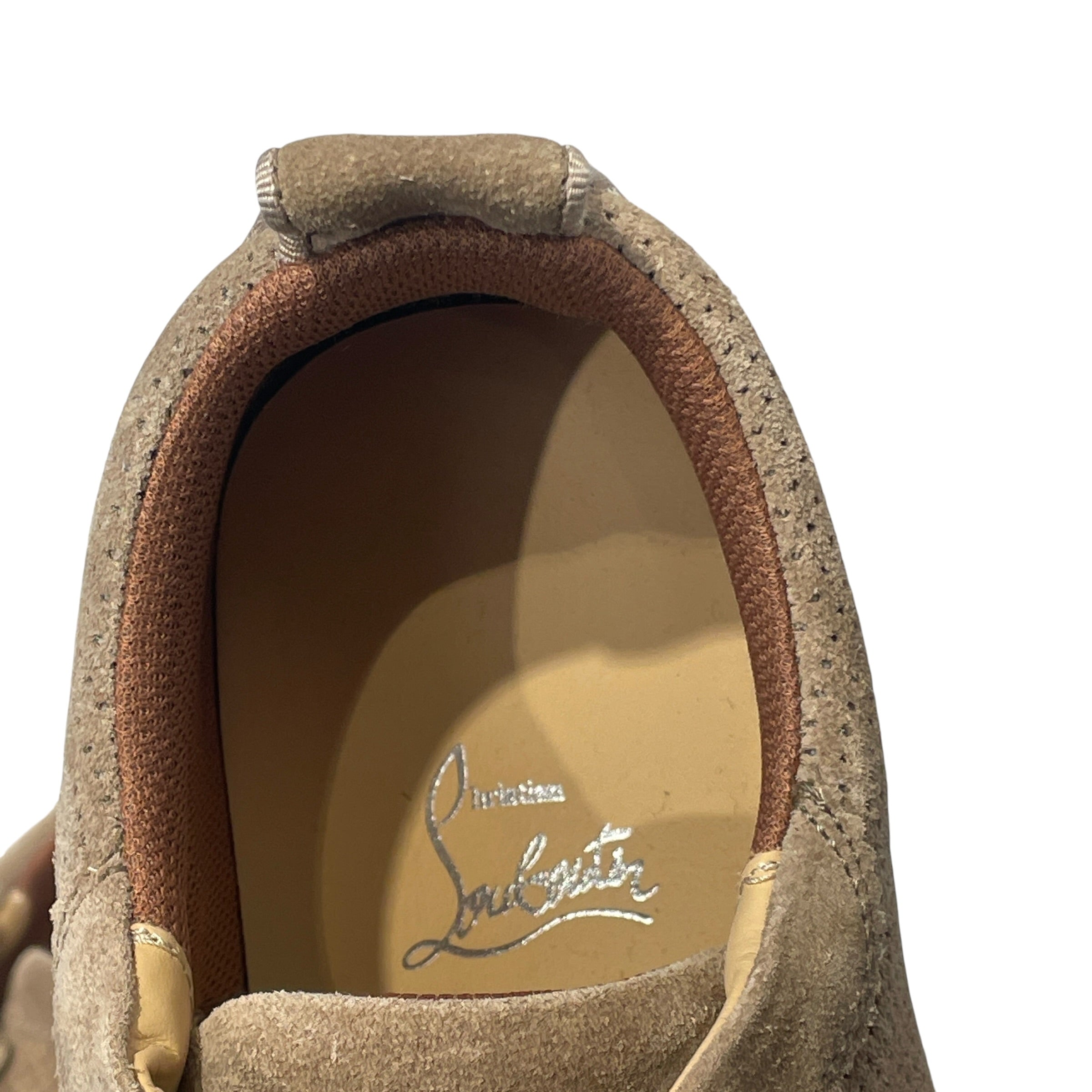 Christian Louboutin/Low-Sneakers/EU 42.5/Suede/BEG/TUTTI SUEDE SNEAKERS view 3