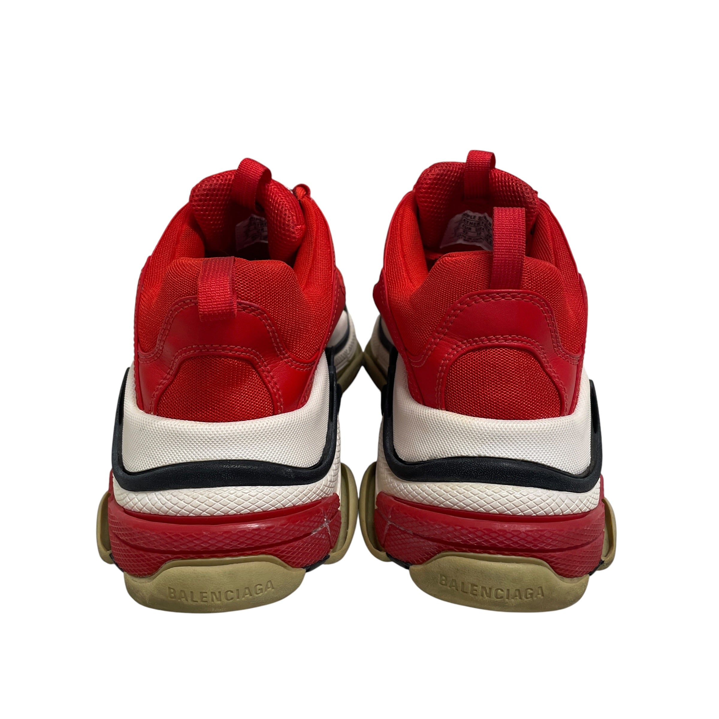 BALENCIAGA/Low-Sneakers/US 10/RED/TRIPLE S MEN view 3